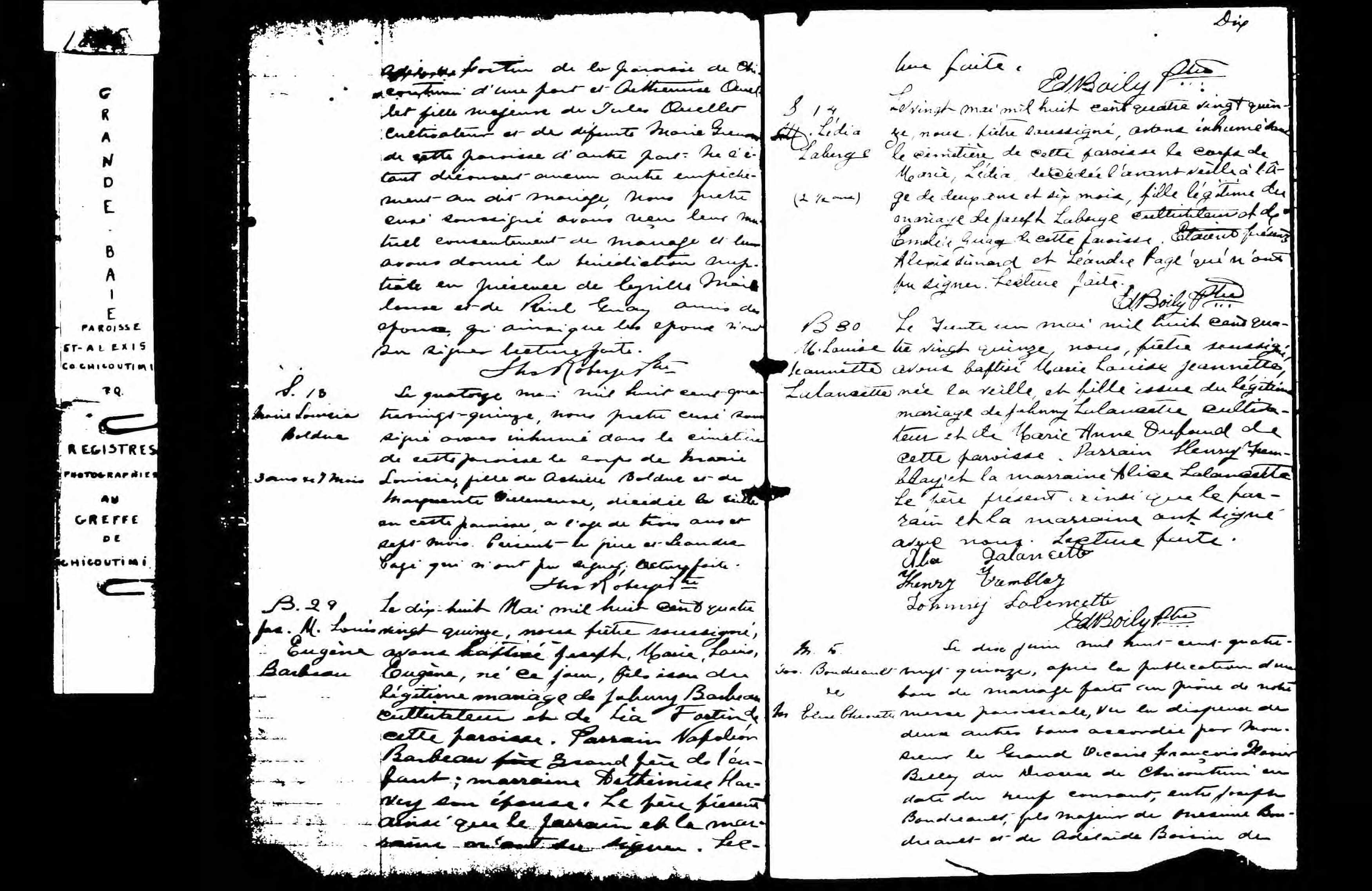 Acte de baptême