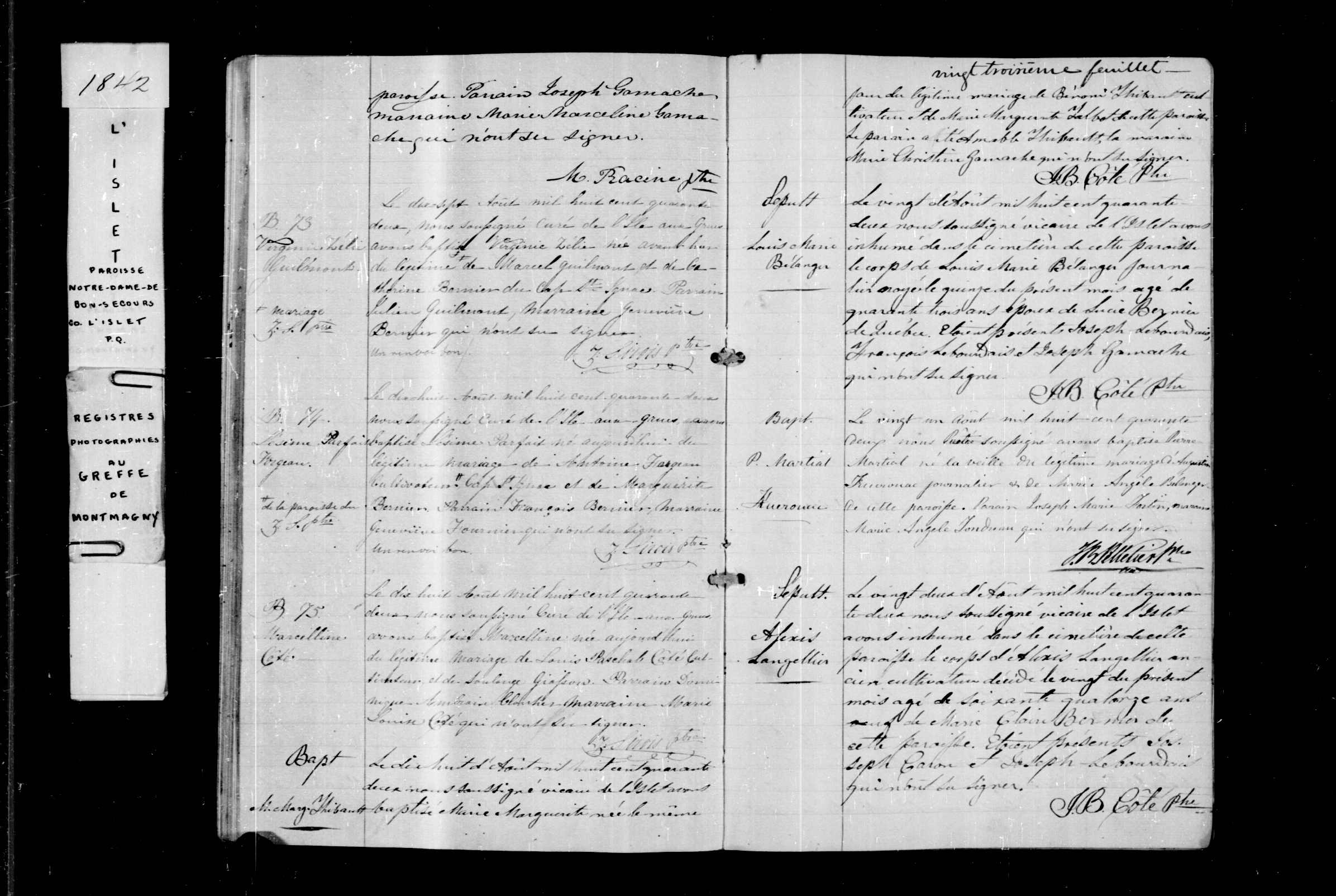 Acte de baptême