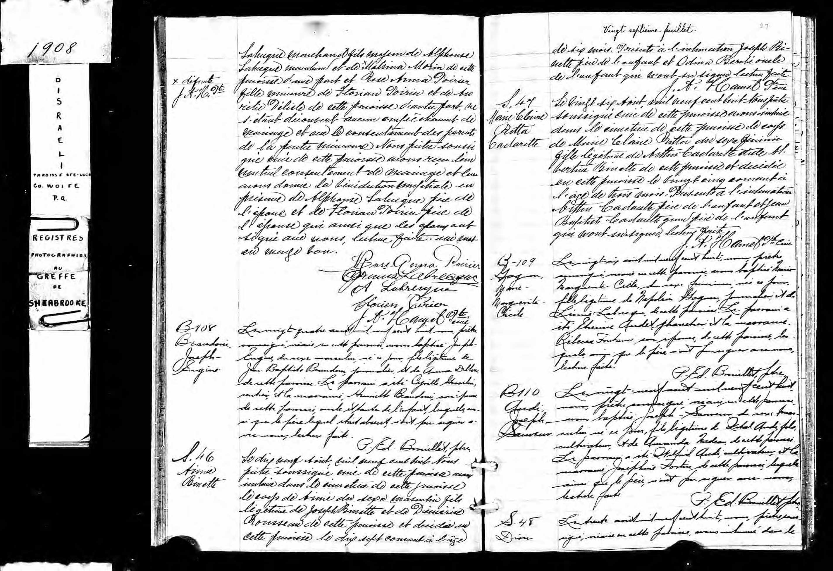 Acte de baptême