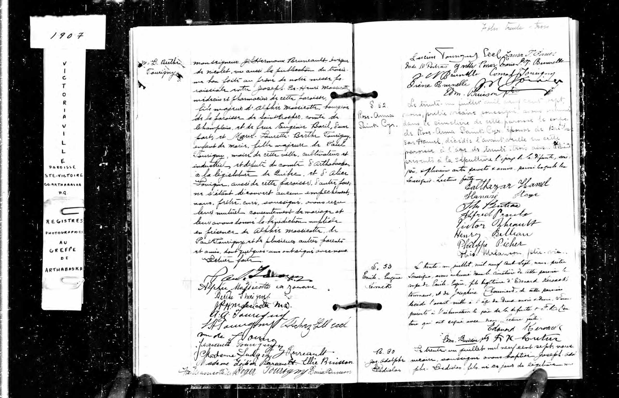 Acte de sépulture