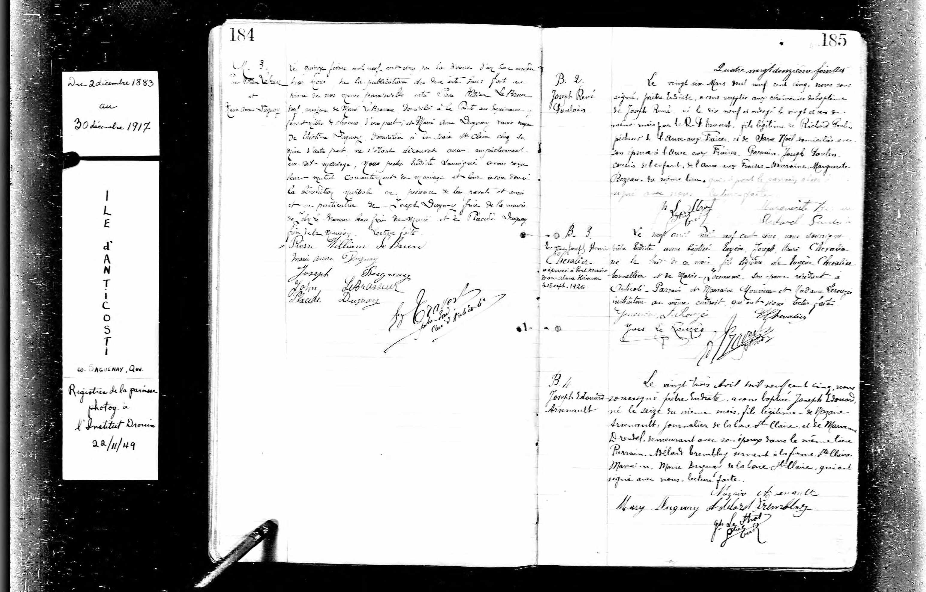 Acte de baptême