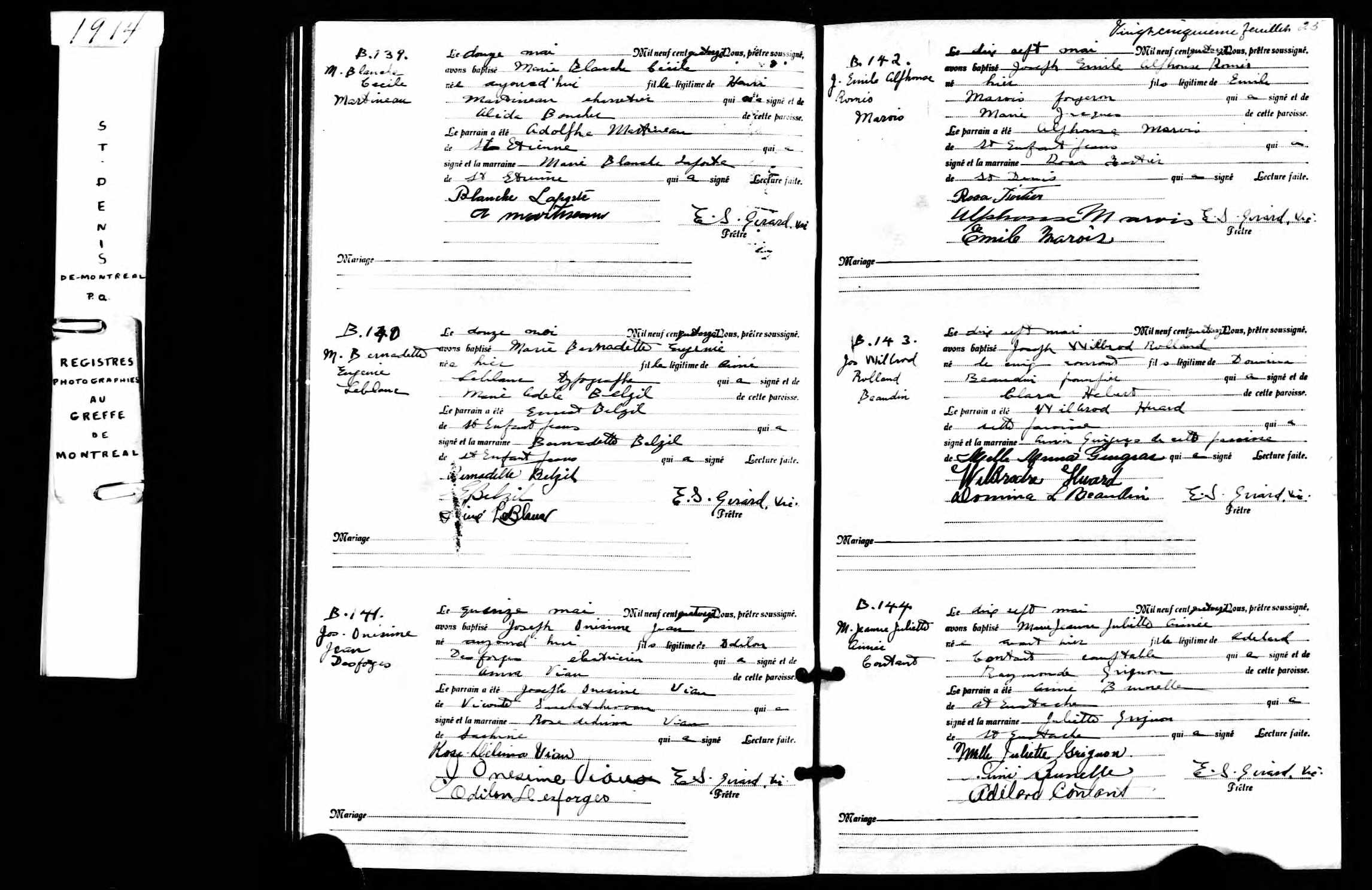 Acte de baptême