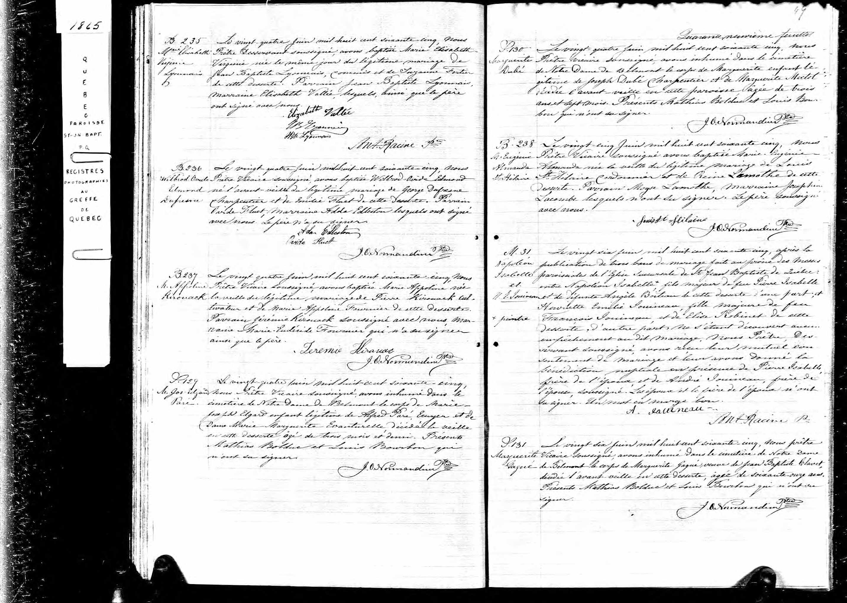 Acte de baptême