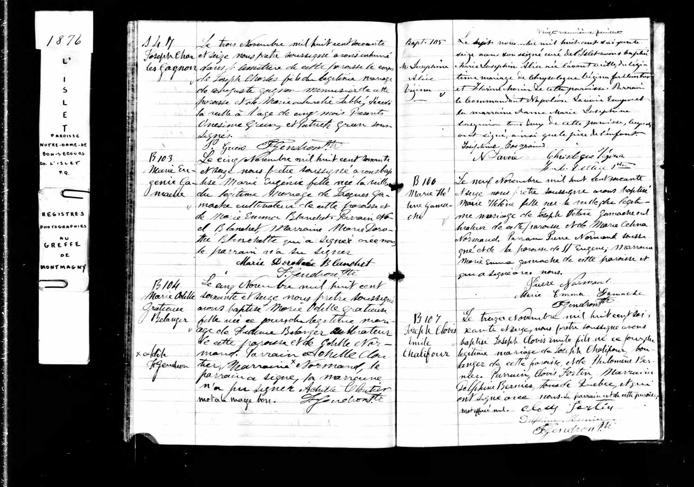Acte de baptême