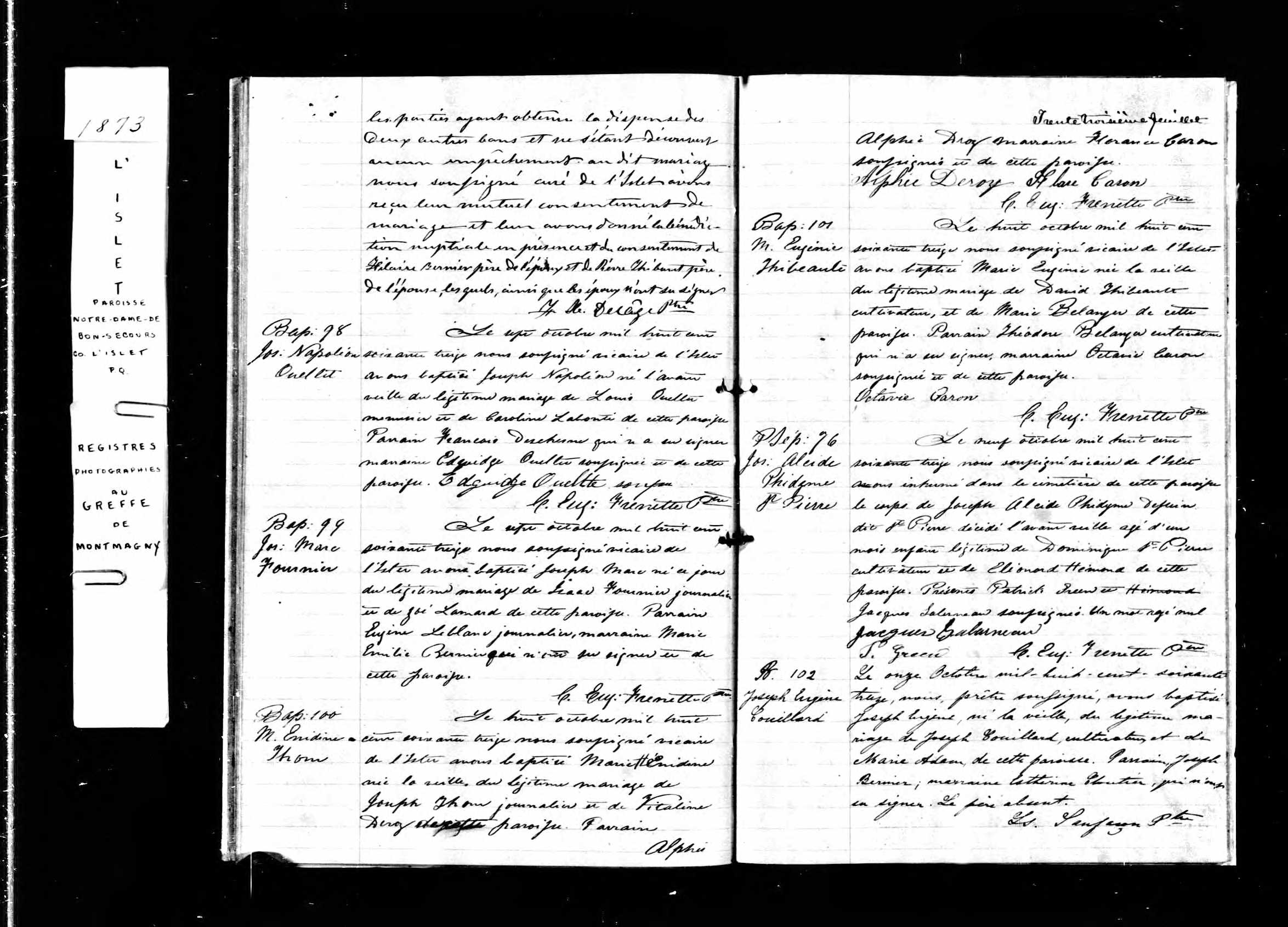 Acte de baptême