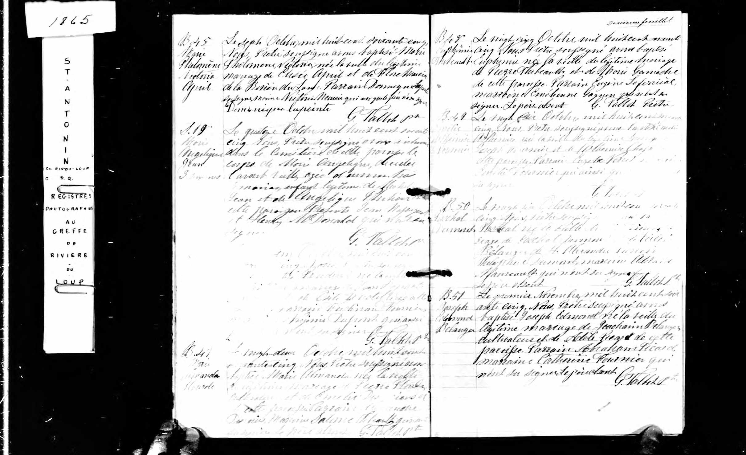 Acte de baptême