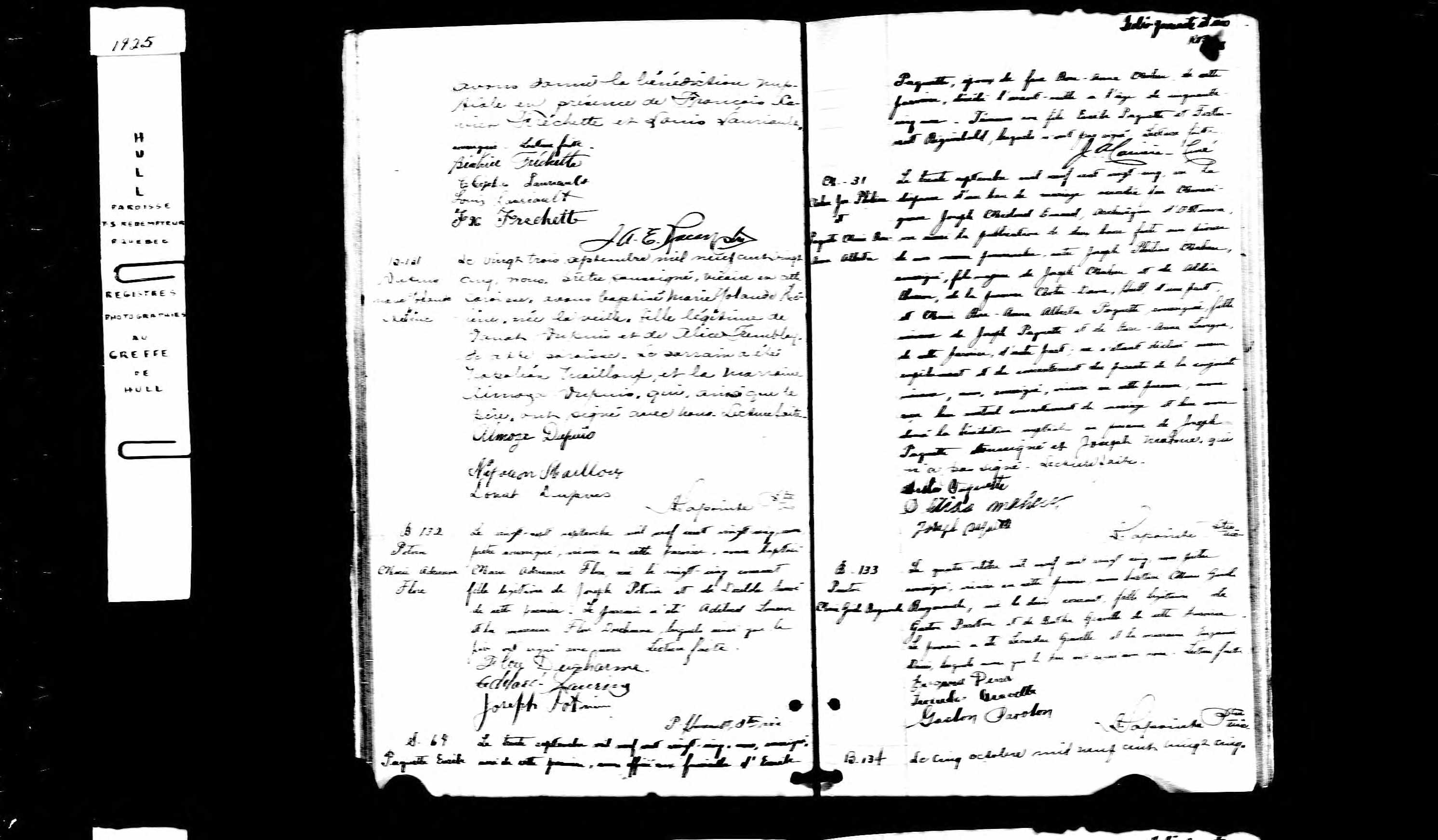 Acte de sépulture