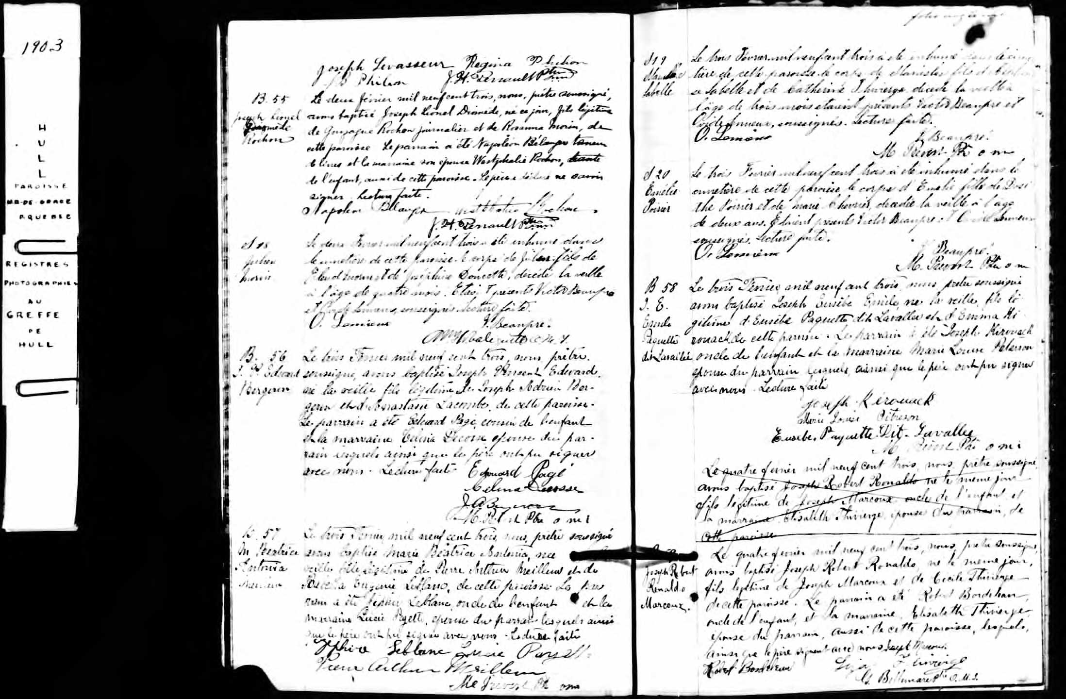 Acte de baptême
