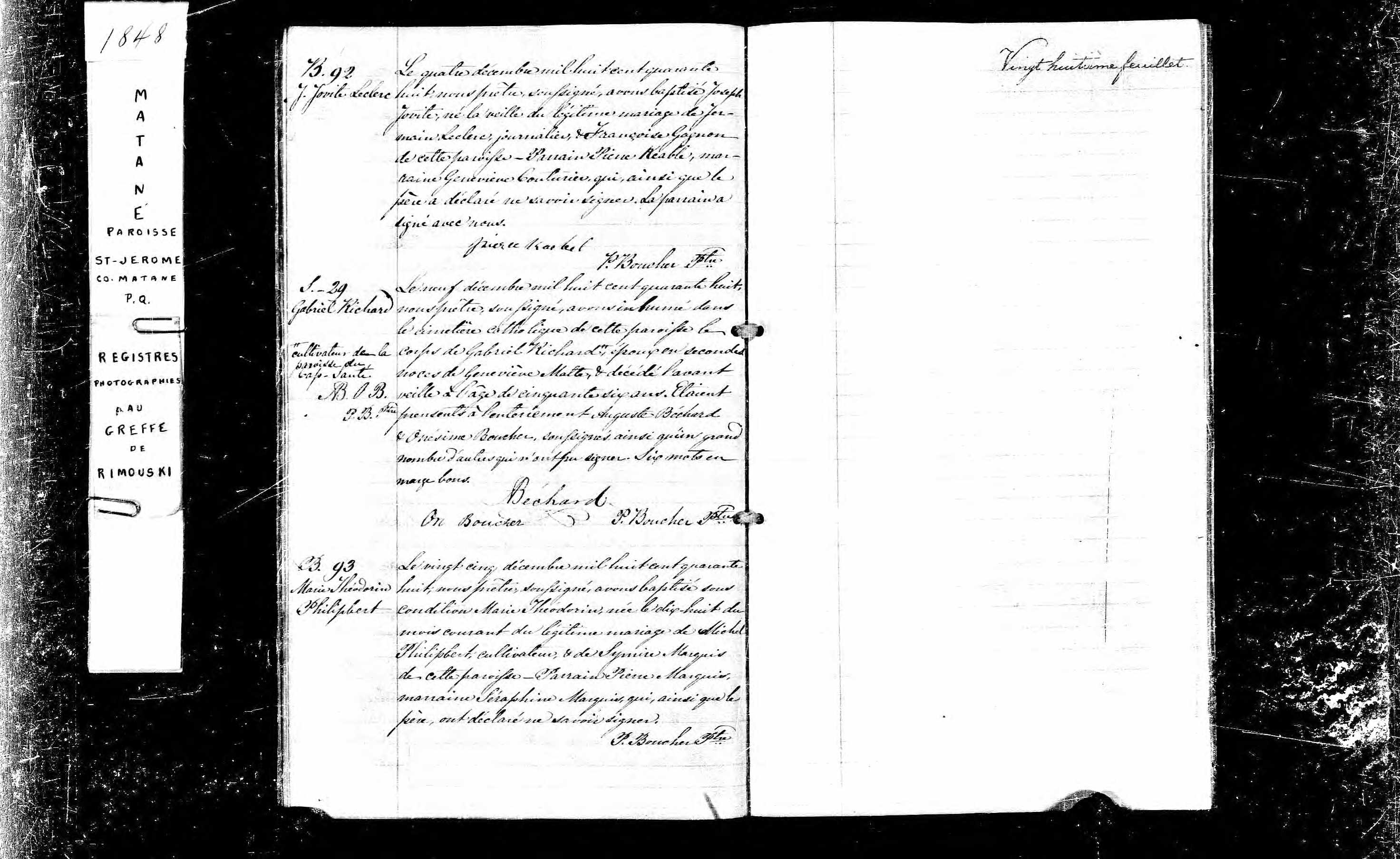 Acte de baptême