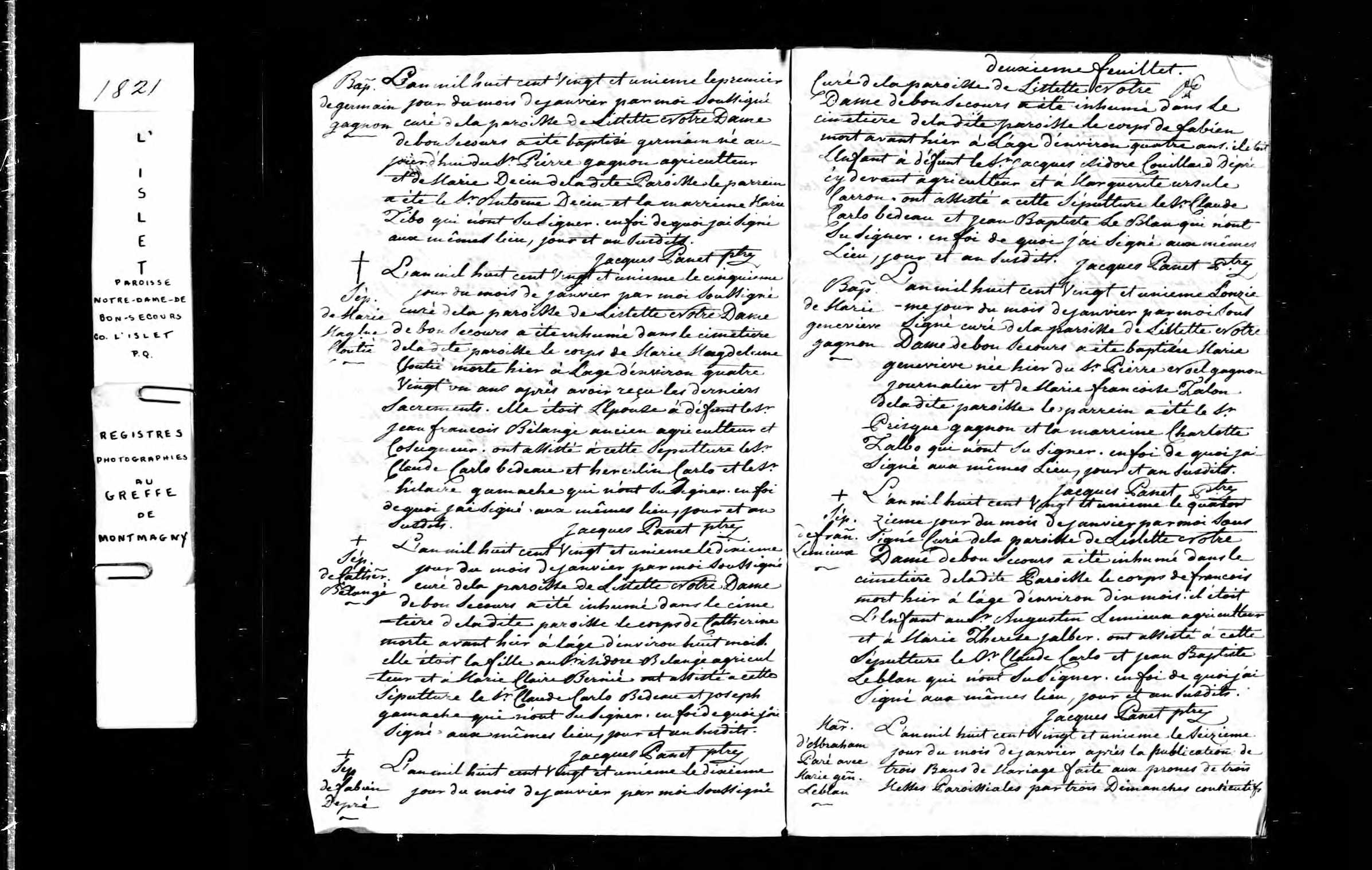 Acte de sépulture