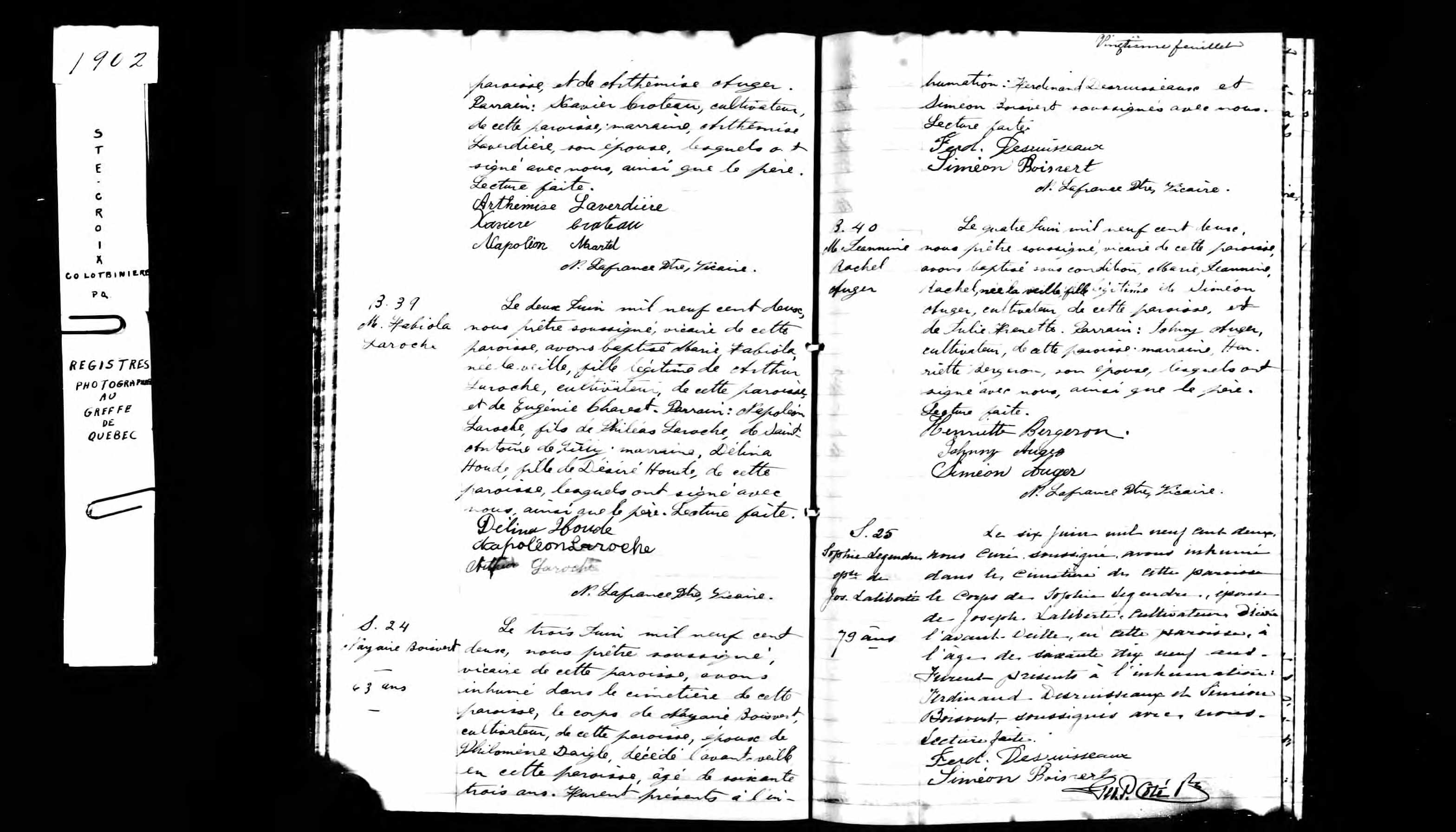 Acte de baptême