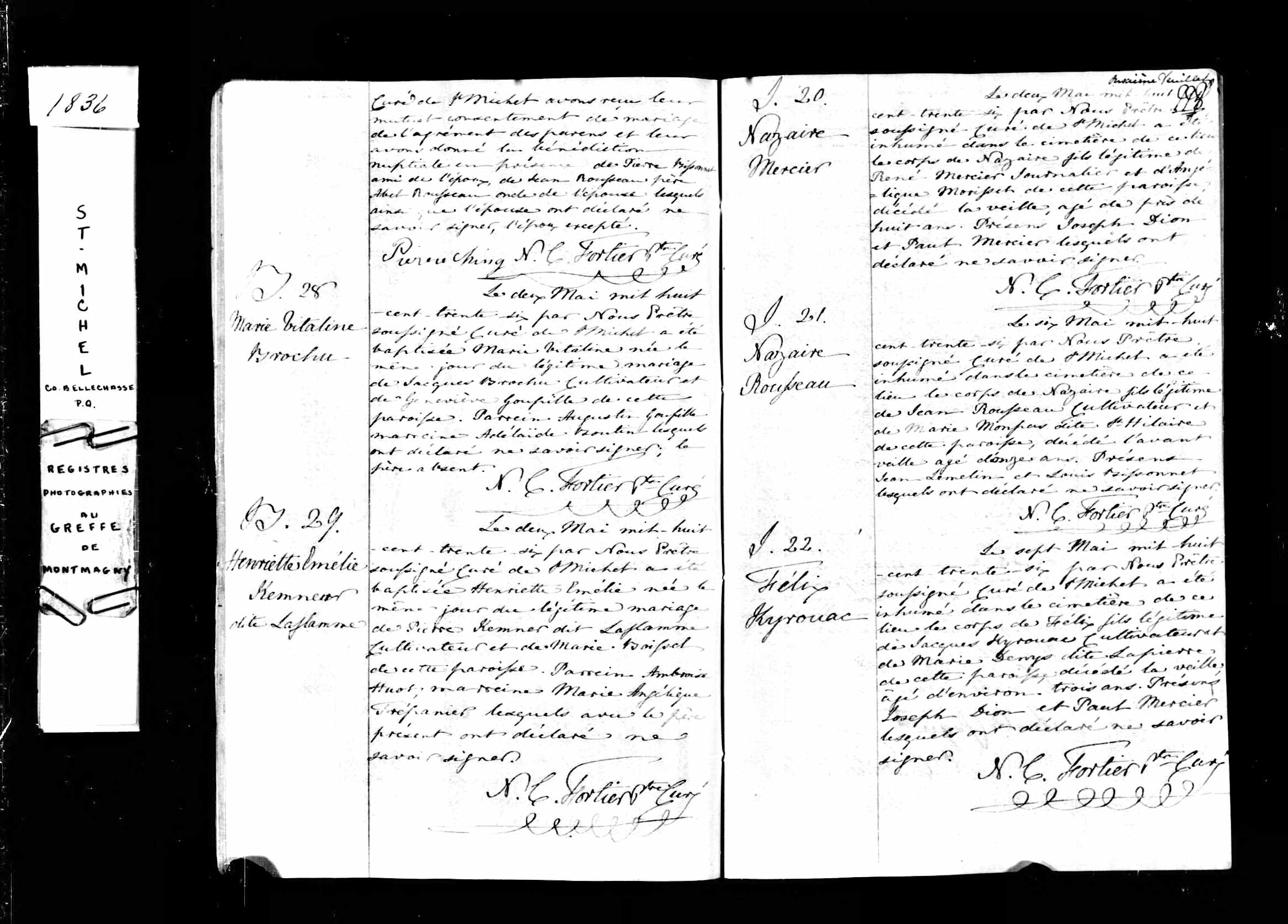 Acte de sépulture Acte de sépulture