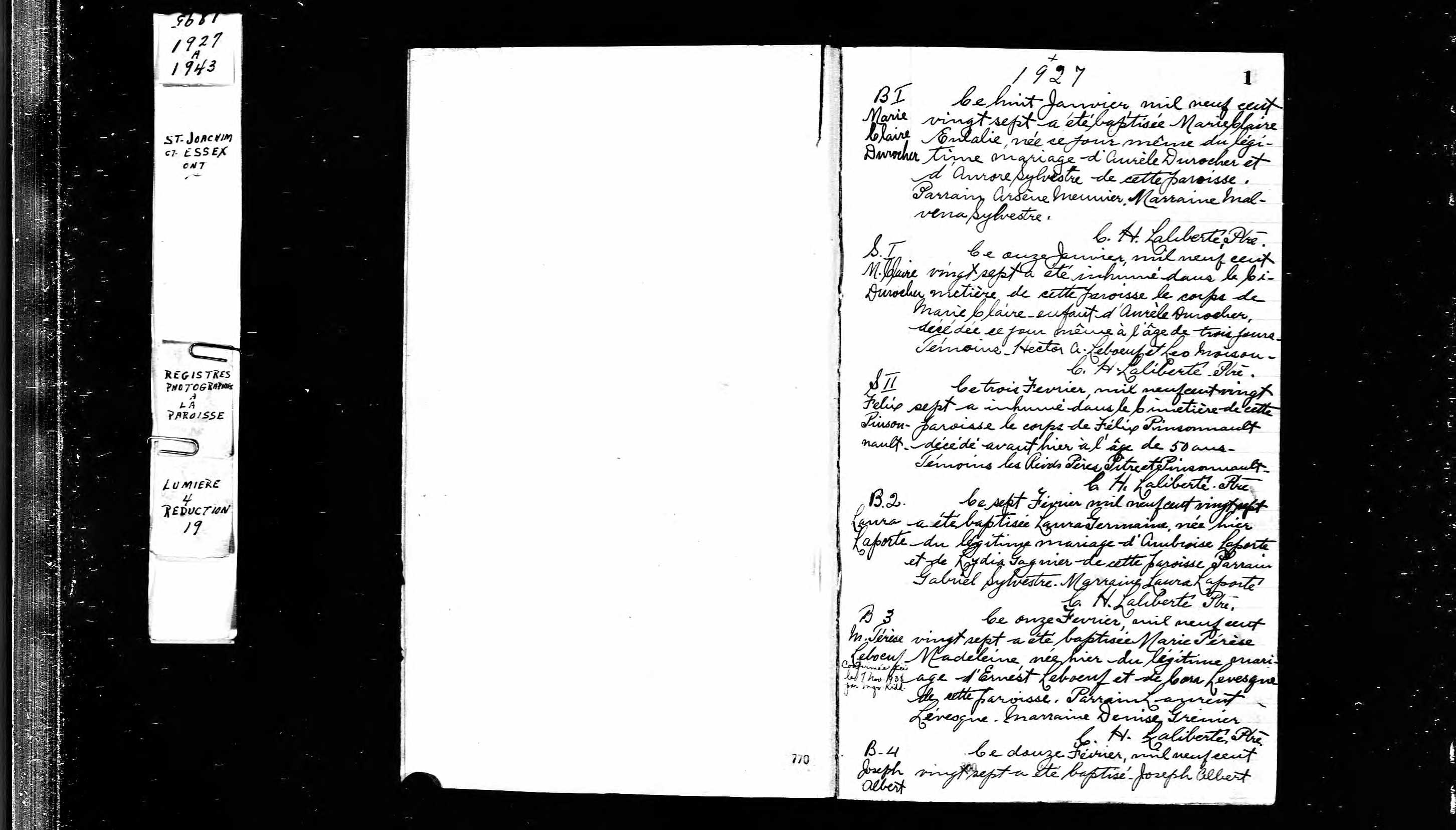 Acte de sépulture