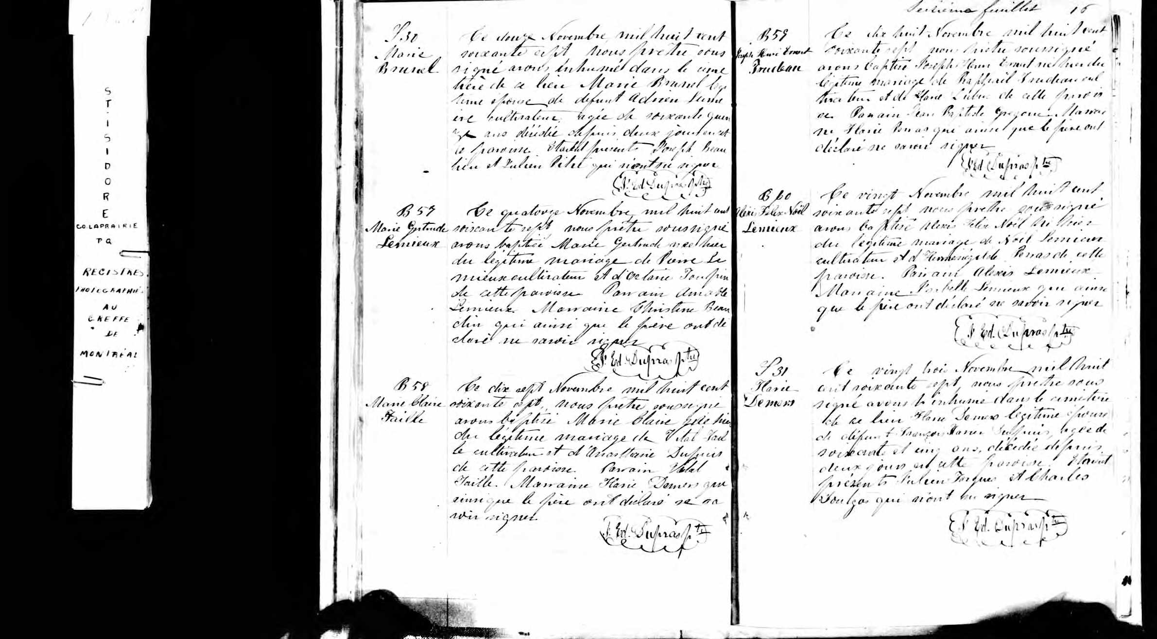 Acte de baptême