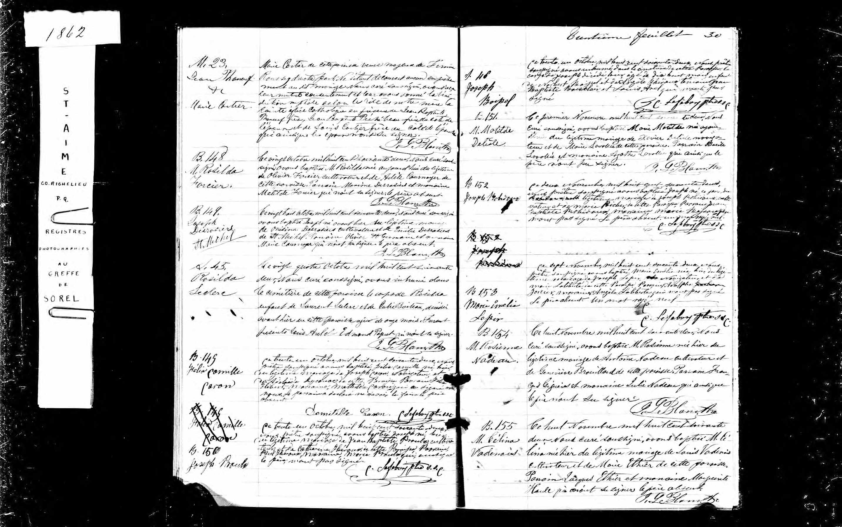 Acte de baptême