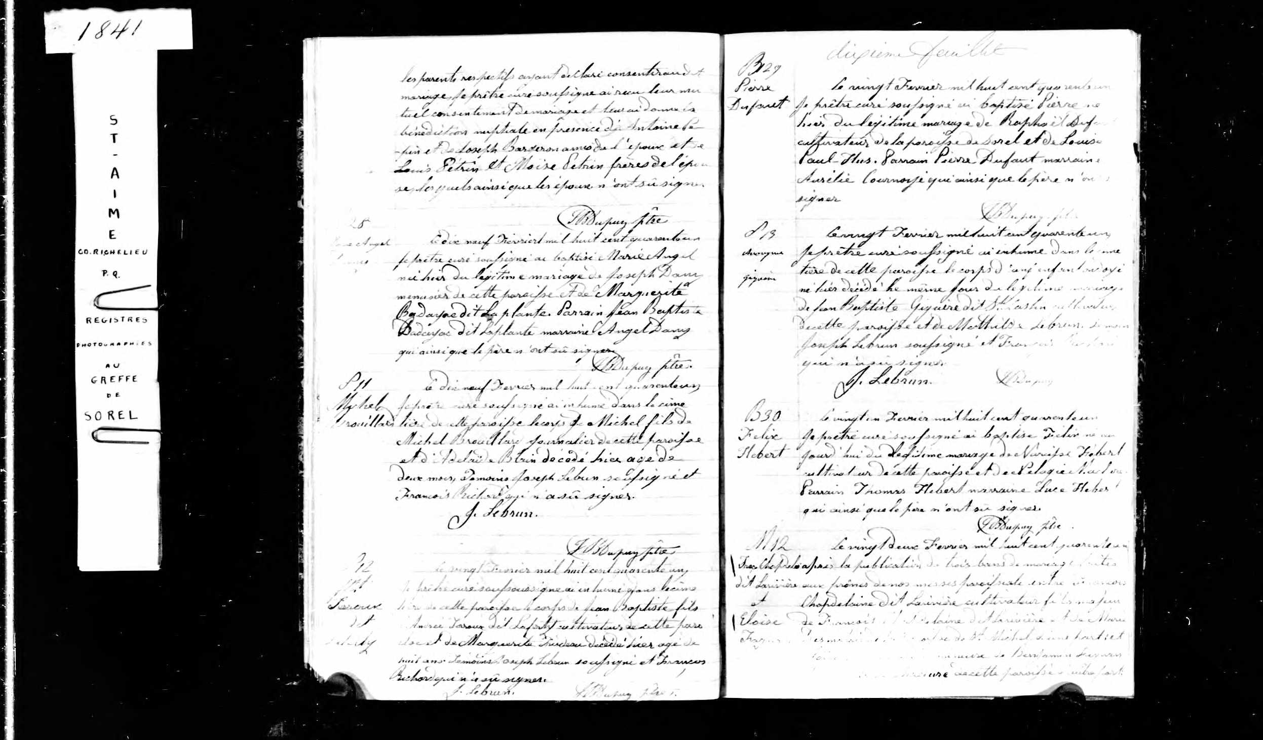 Acte de baptême
