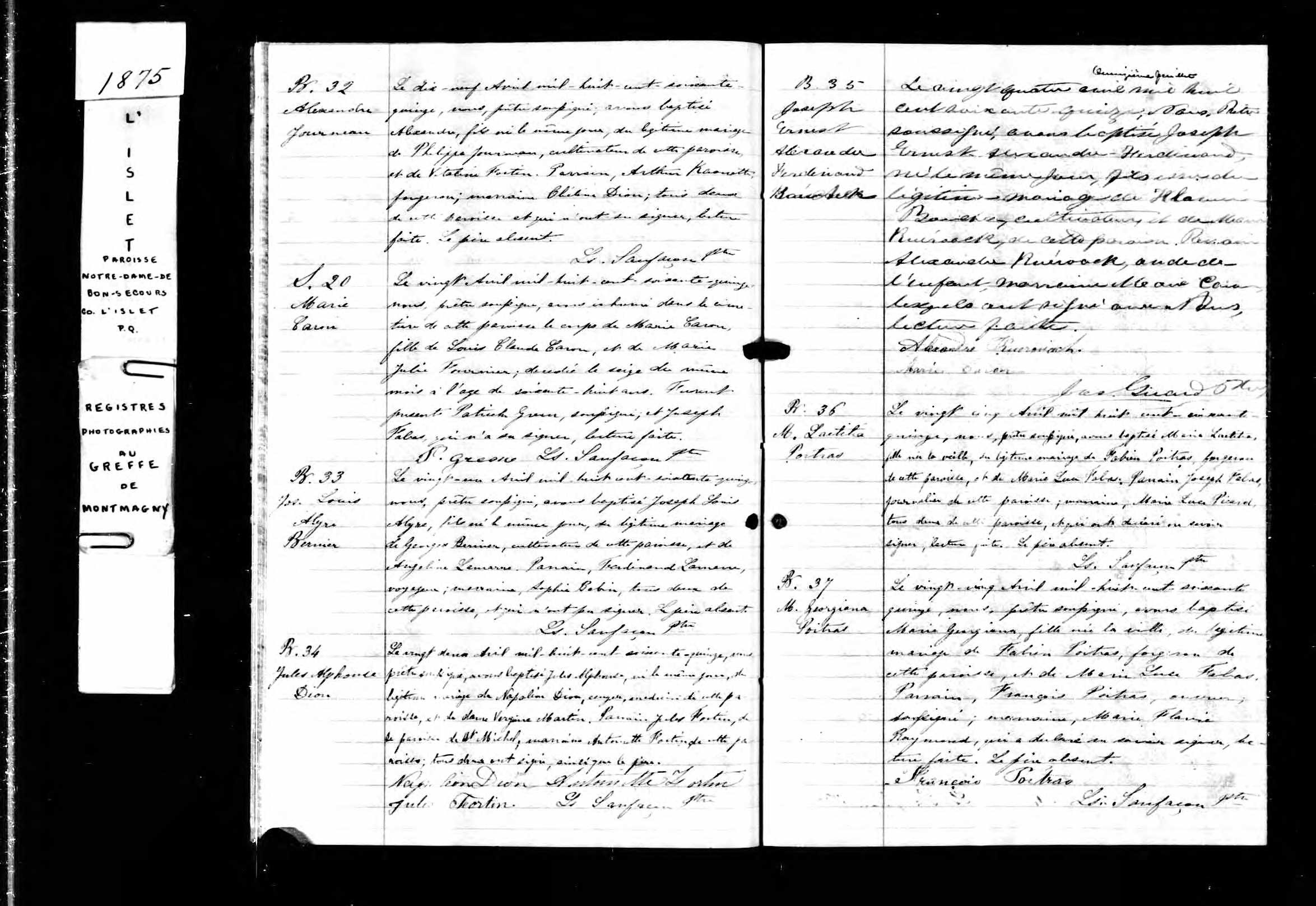 Acte de baptême