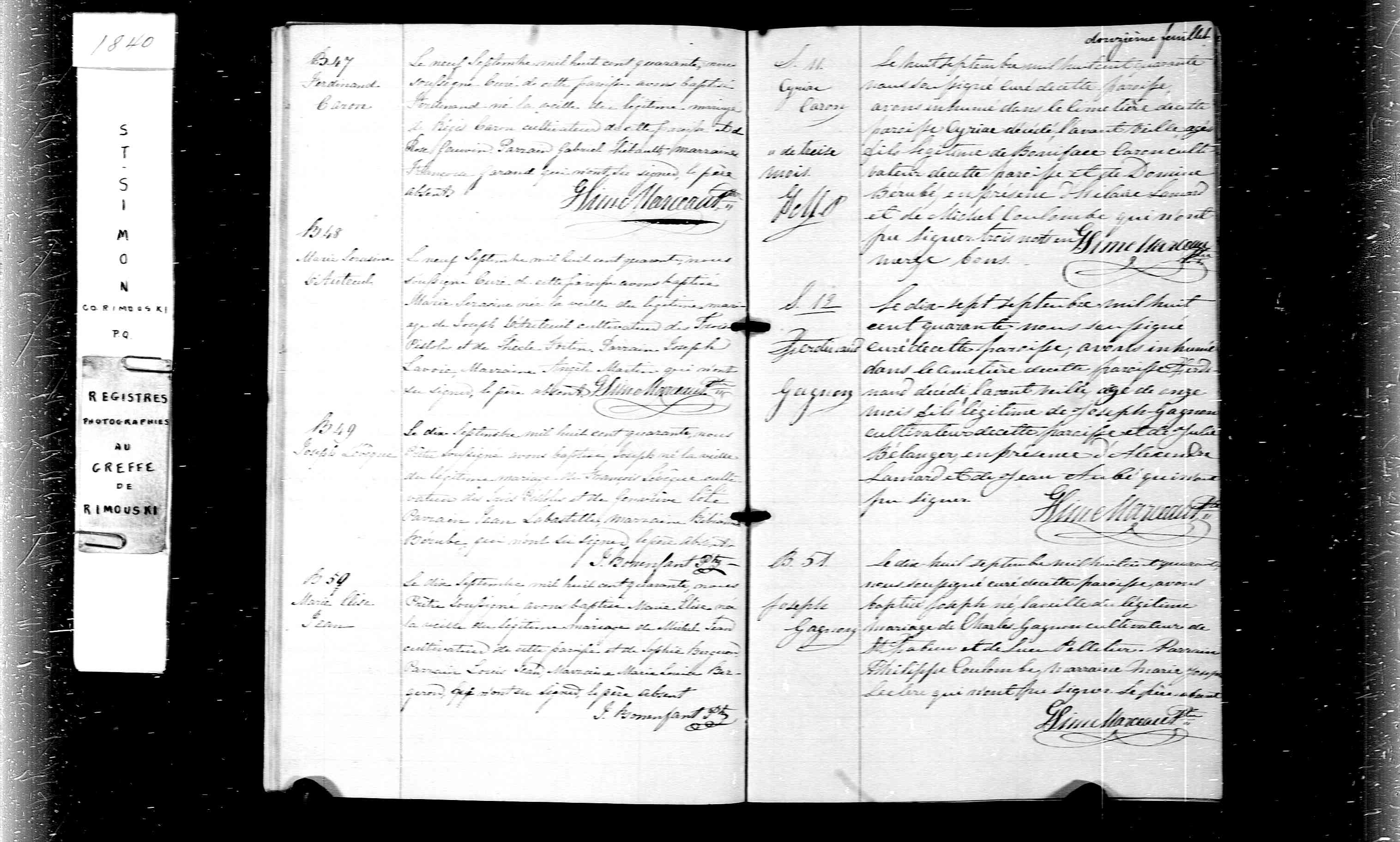 Acte de baptême