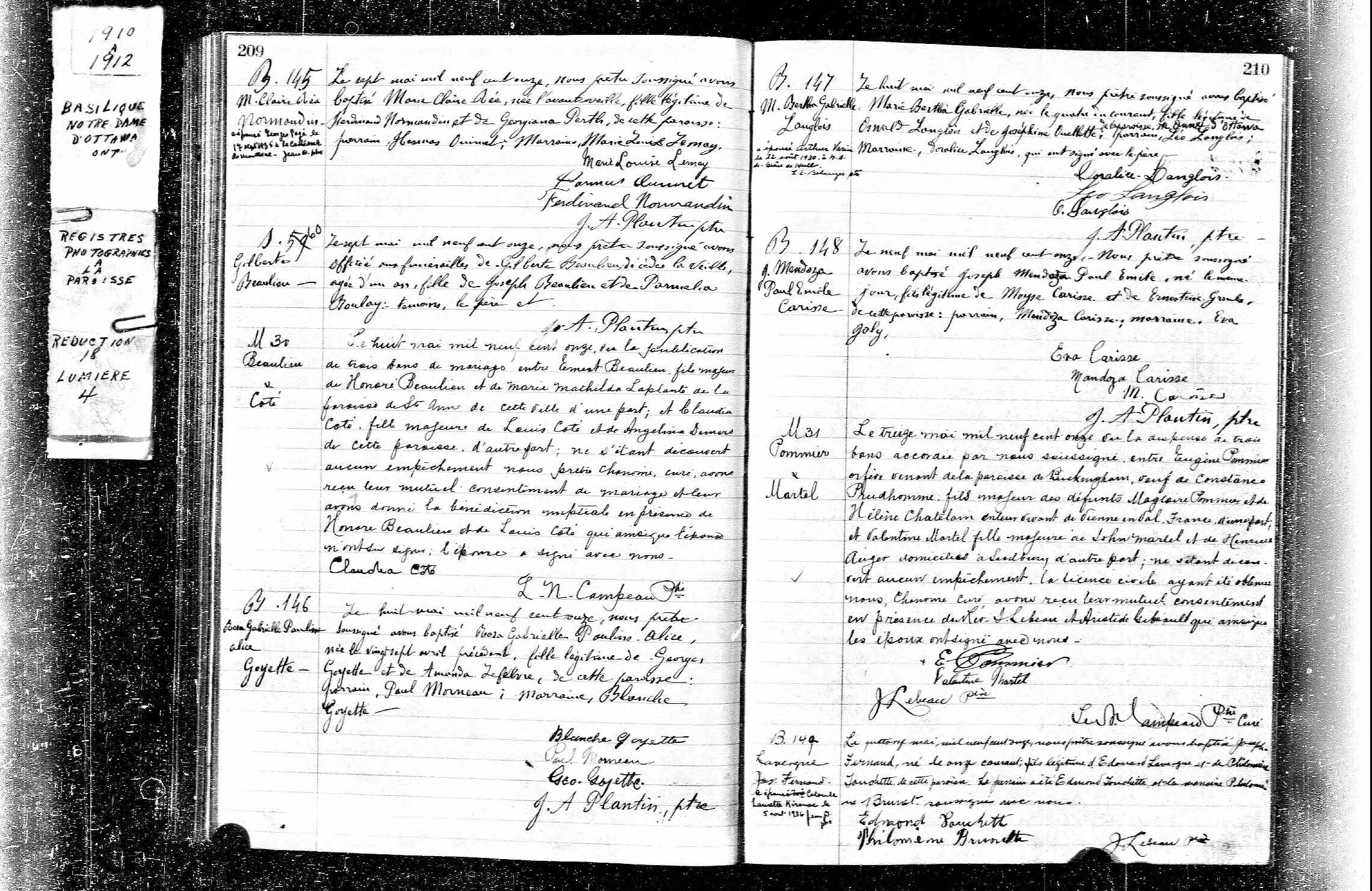Acte de baptême