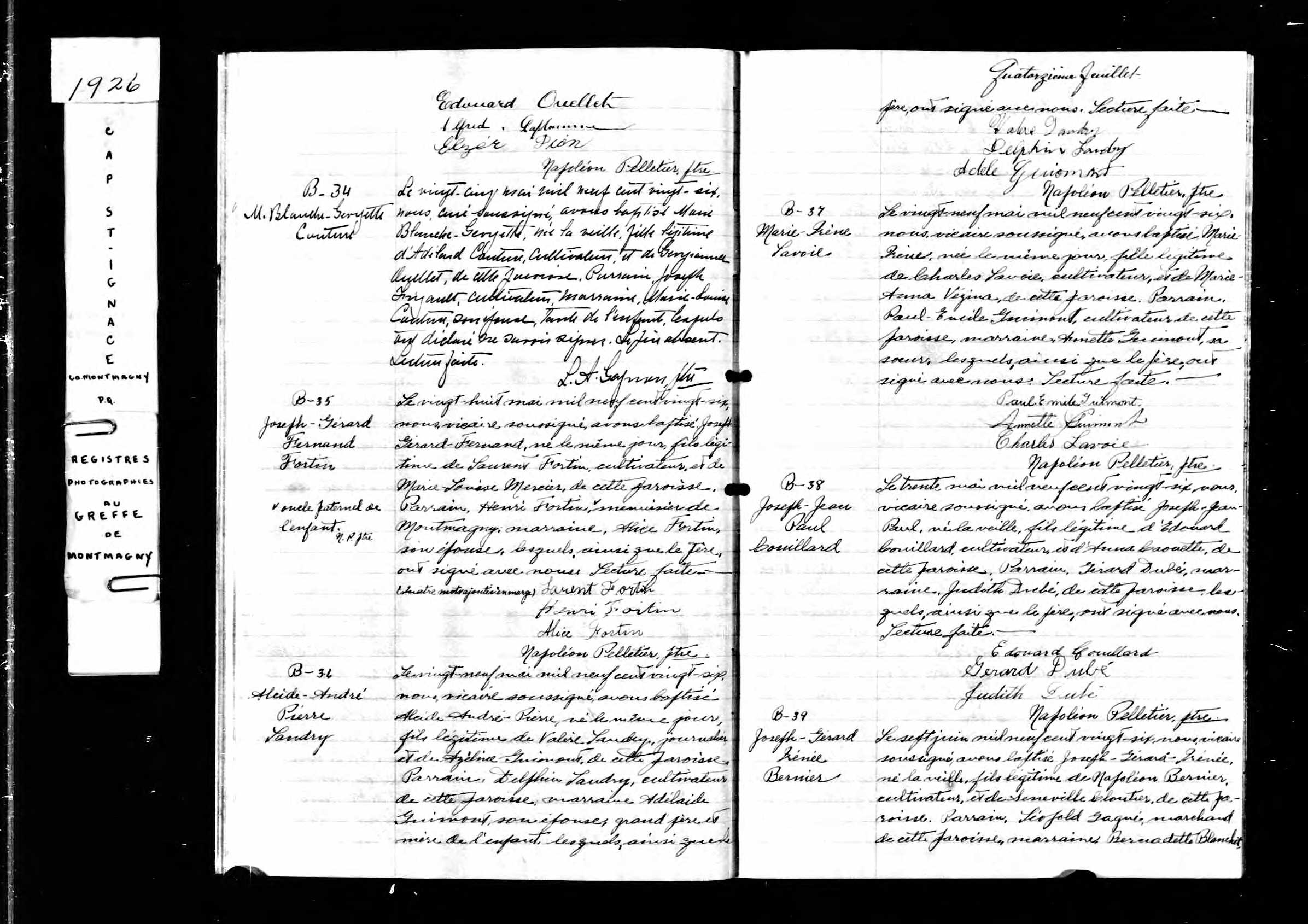 Acte de baptême