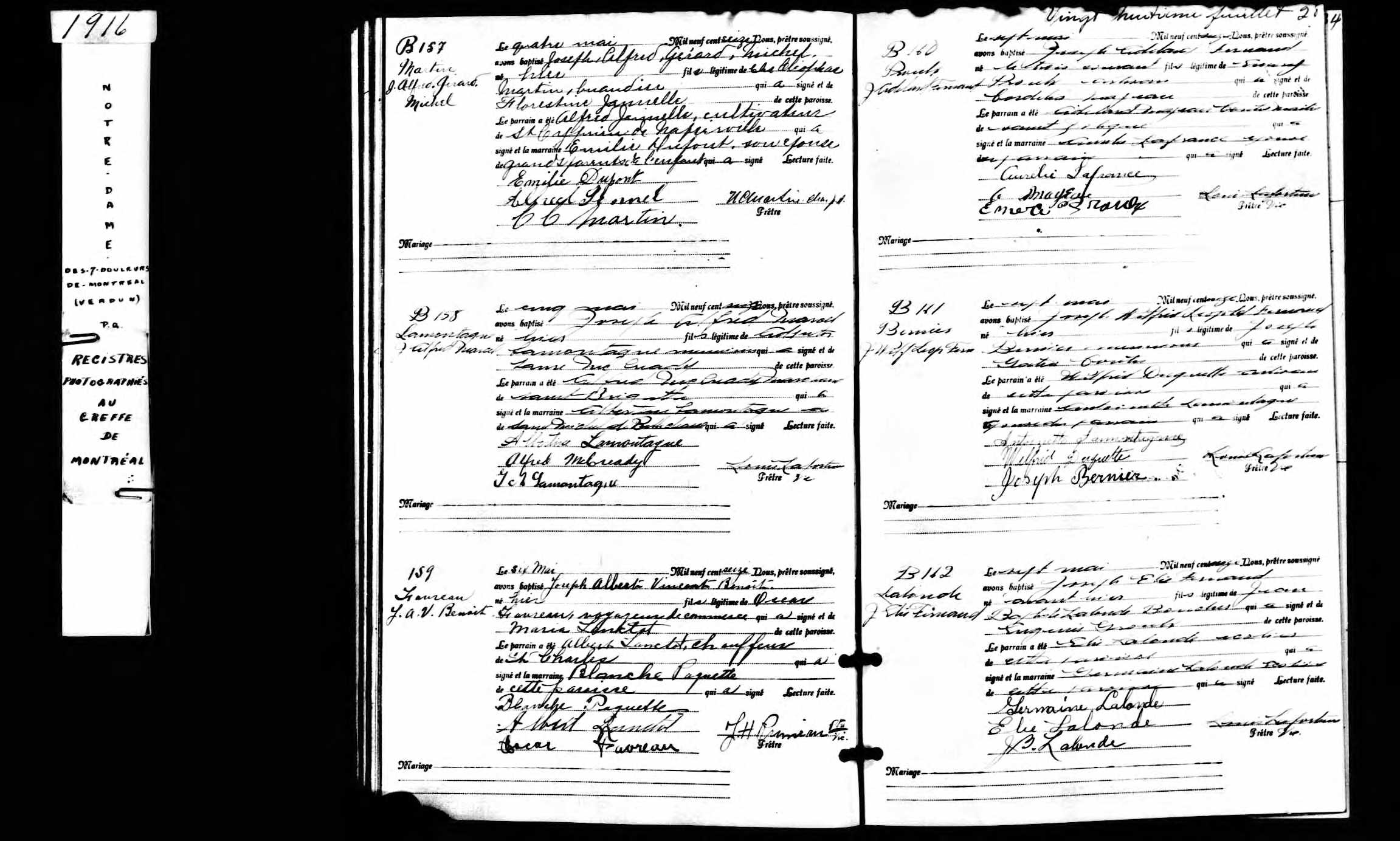 Acte de baptême
