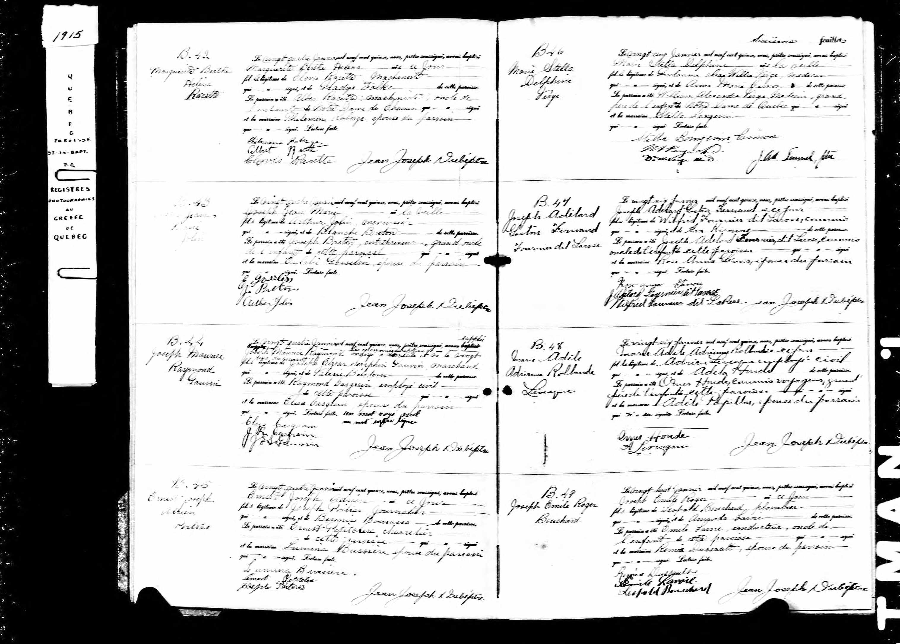 Acte de baptême