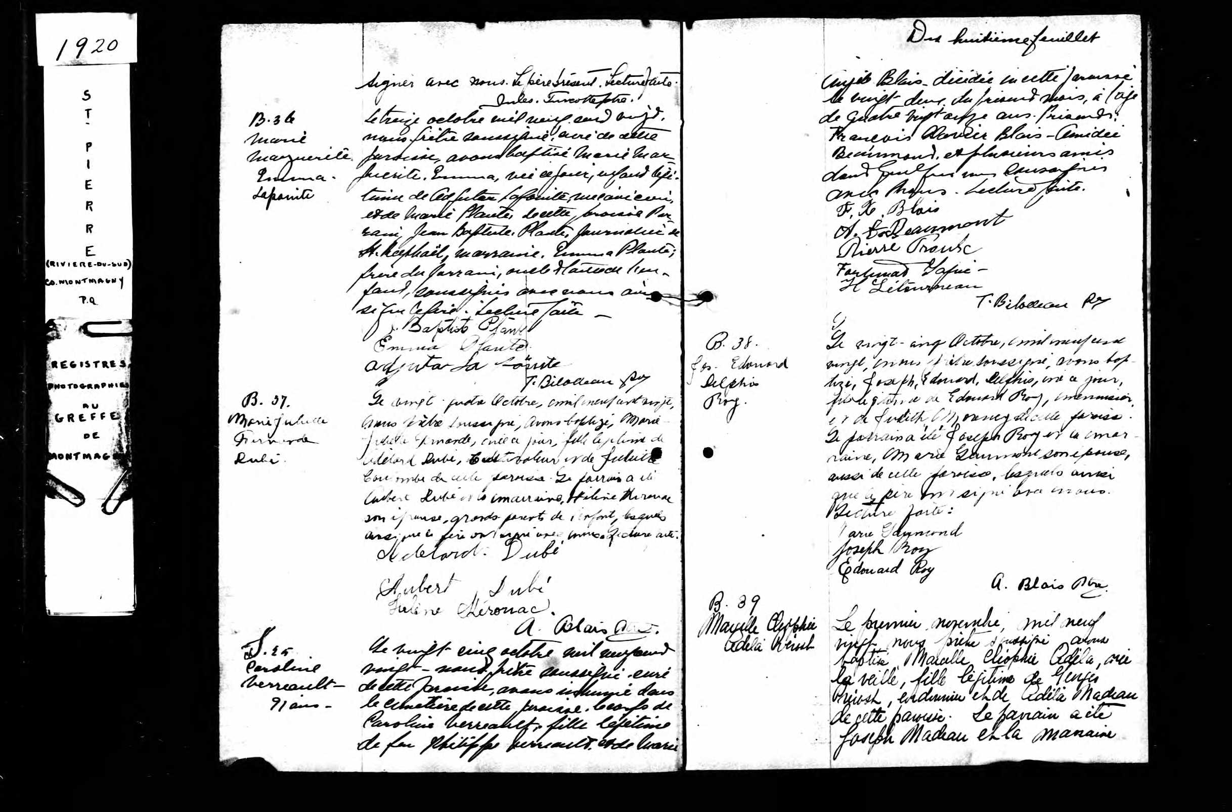 Acte de baptême