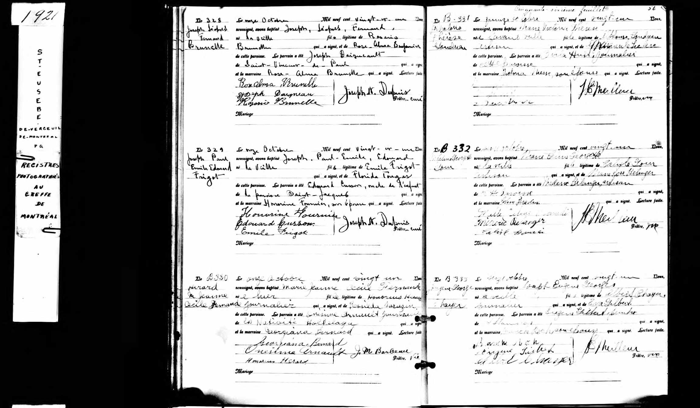 Acte de baptême