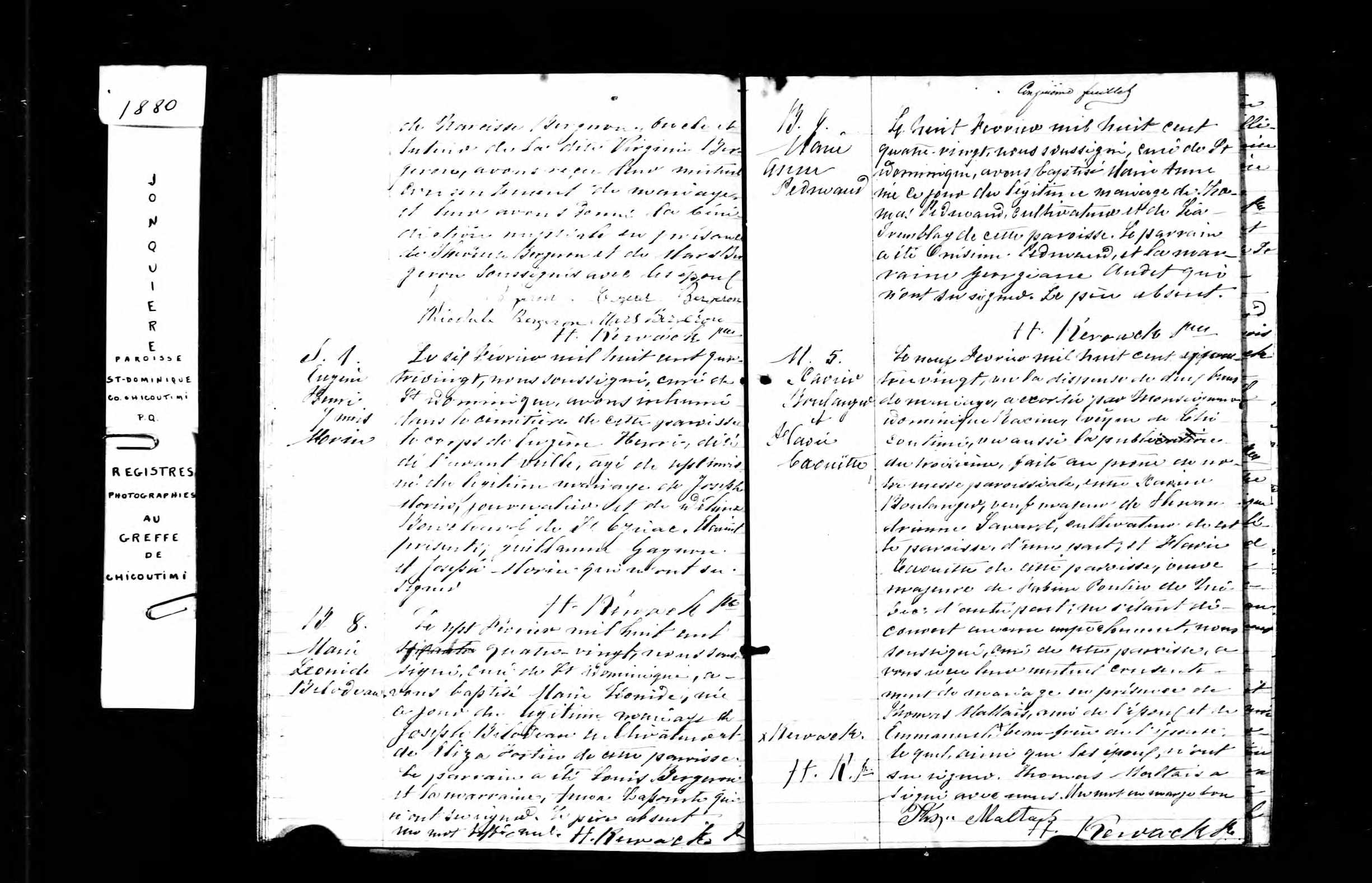 Acte de mariage en troisième noces