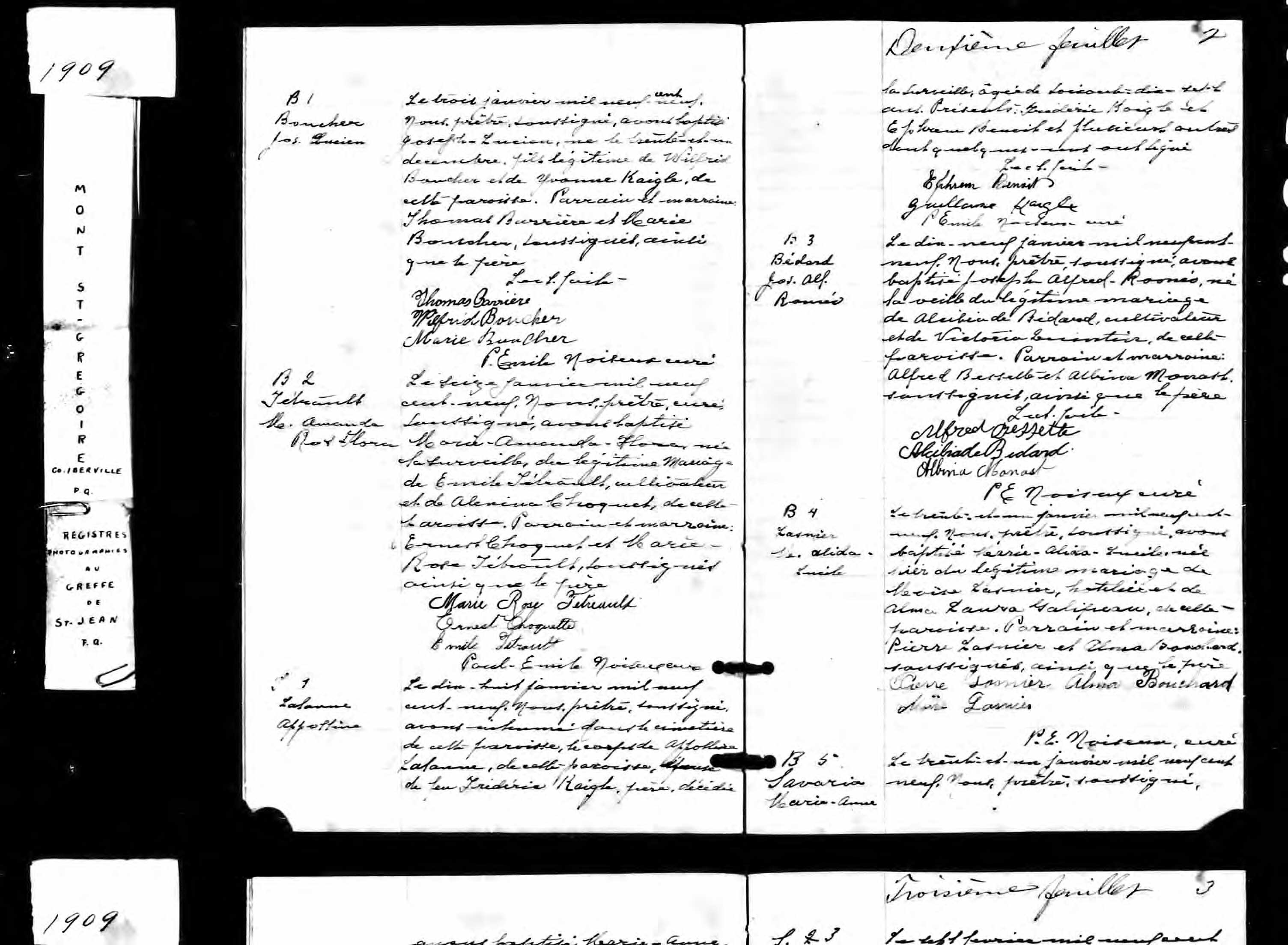 Acte de baptême Acte de baptême