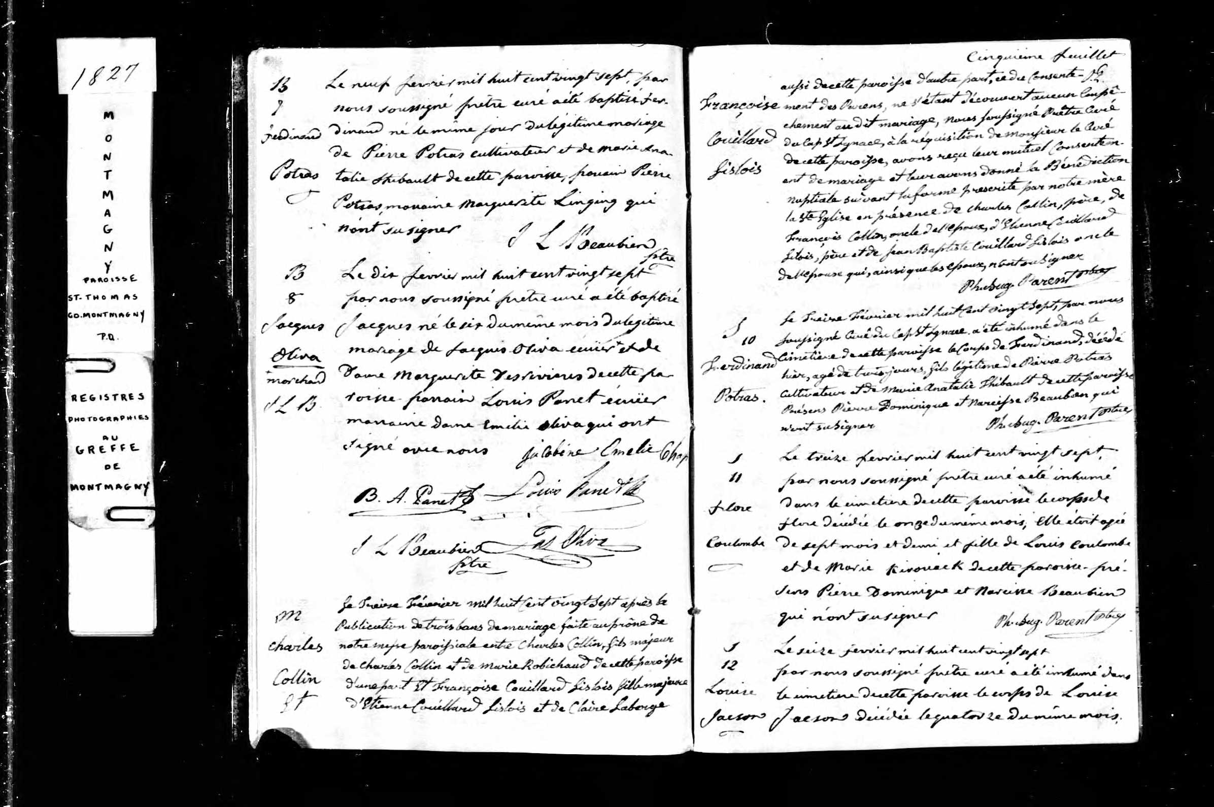 Acte de sépulture