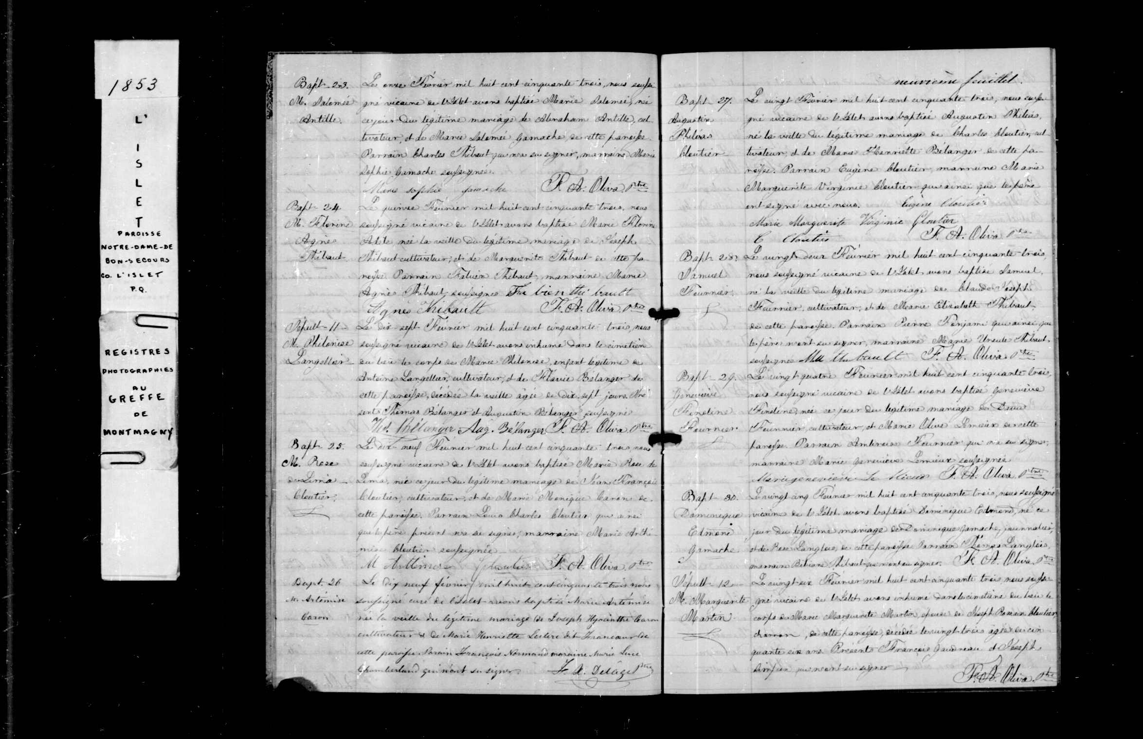 Acte de baptême Acte de baptême