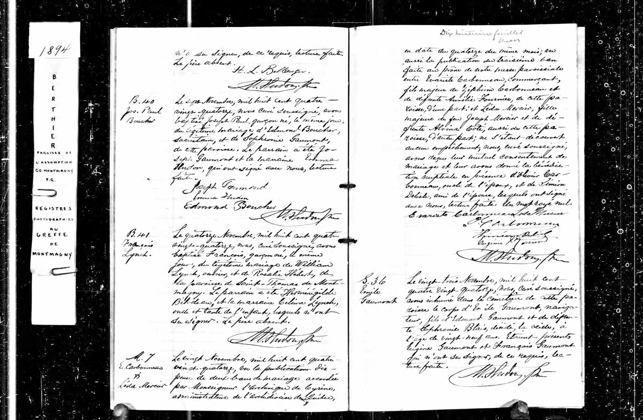 Acte de baptême