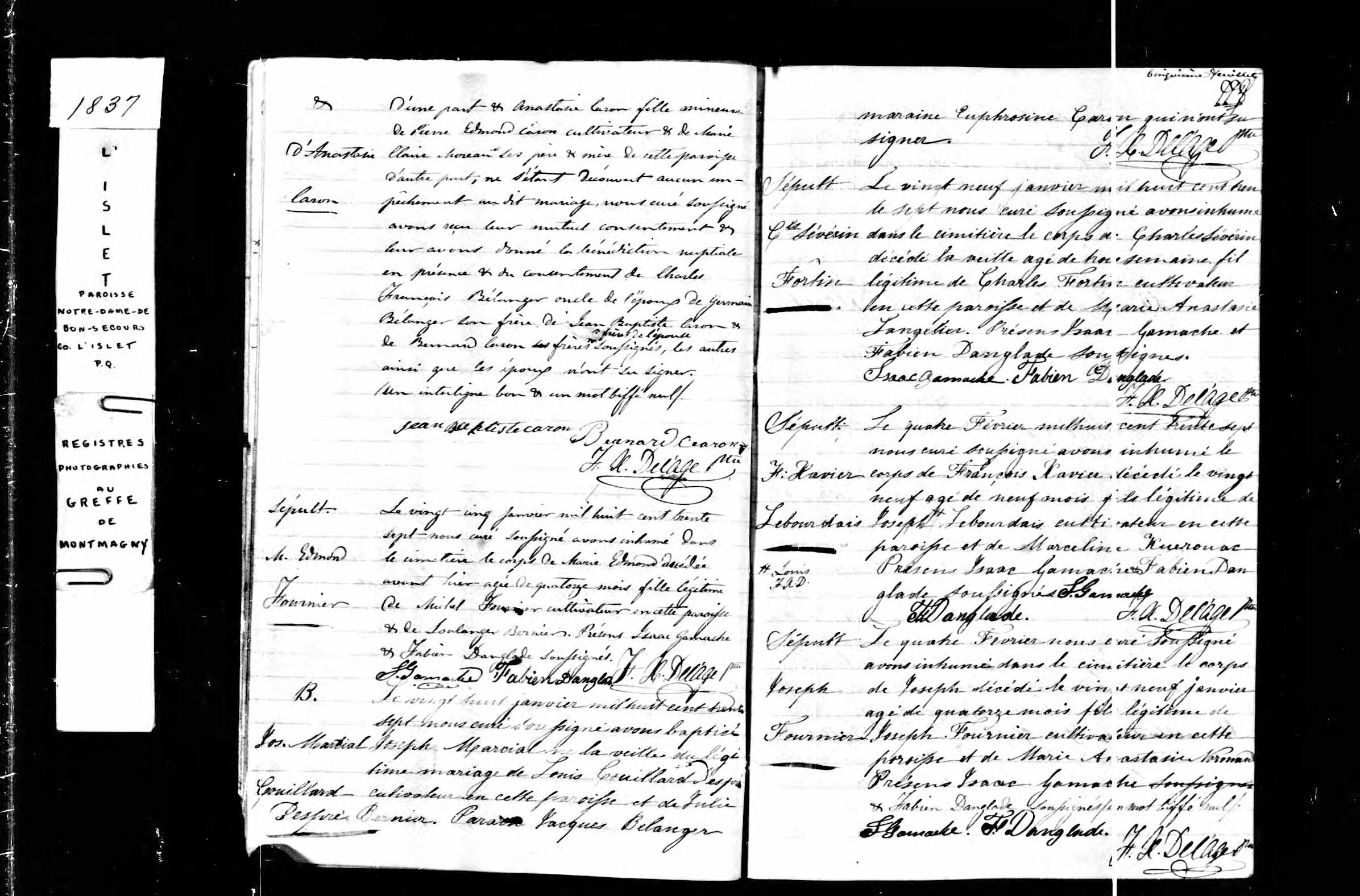 Acte de sépulture