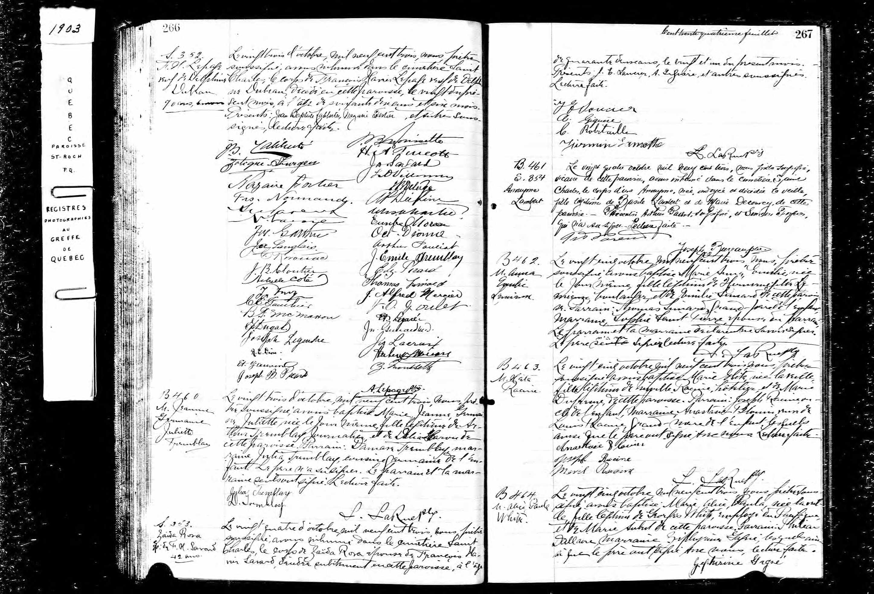 Acte de sépulture Acte de sépulture