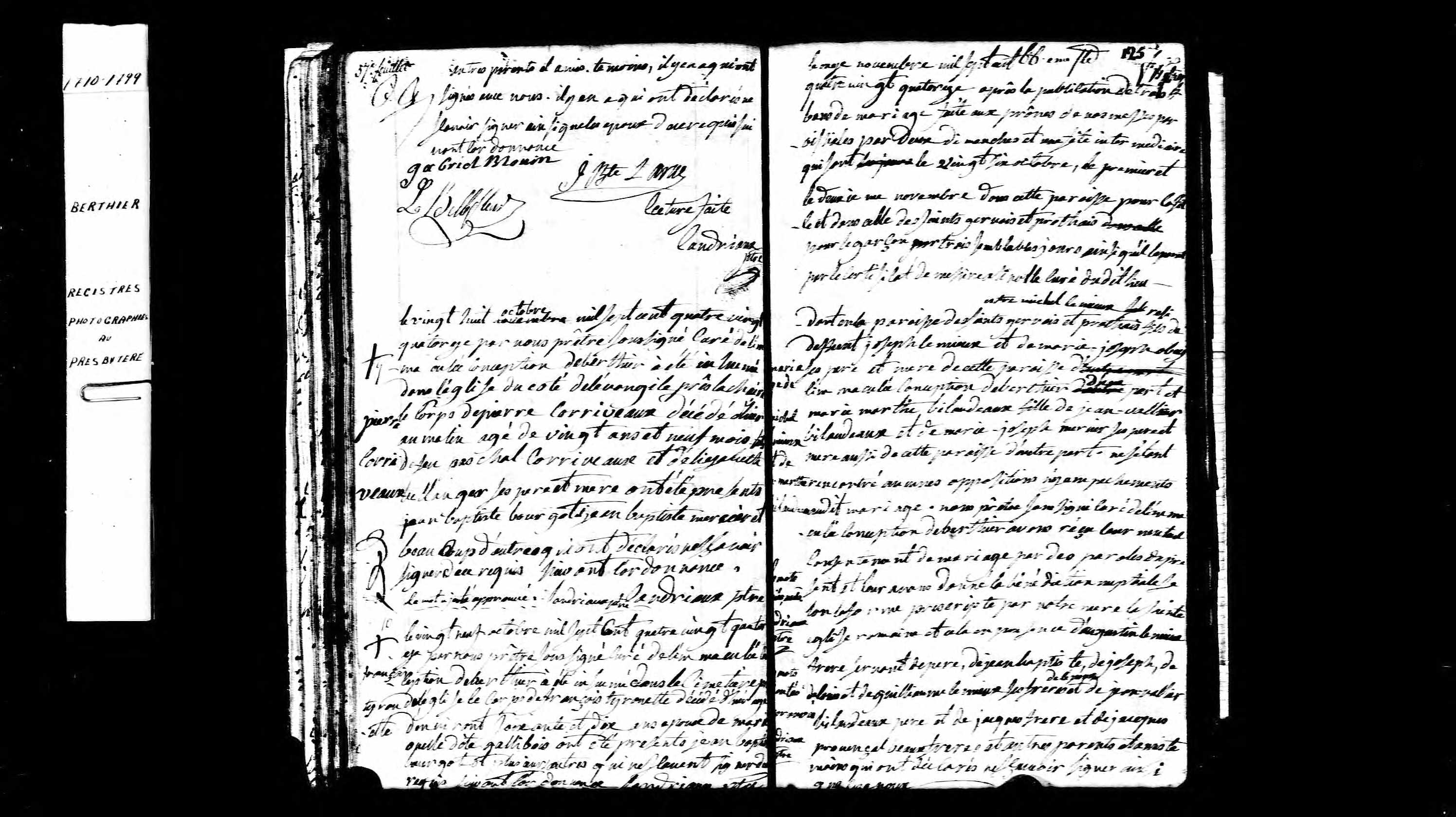 Acte de sépulture Acte de sépulture