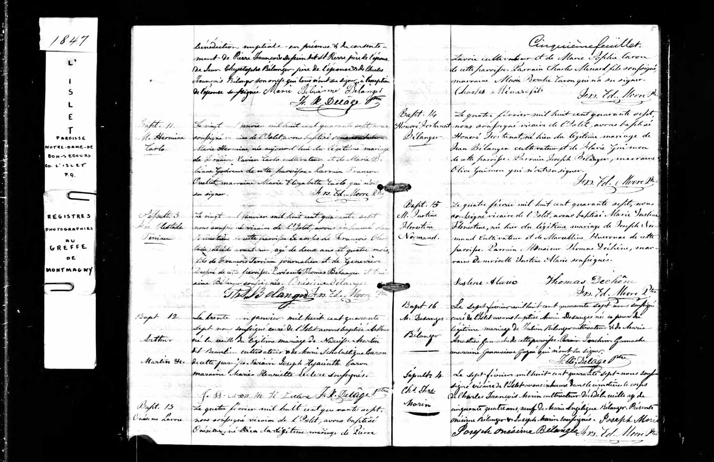 Acte de sépulture