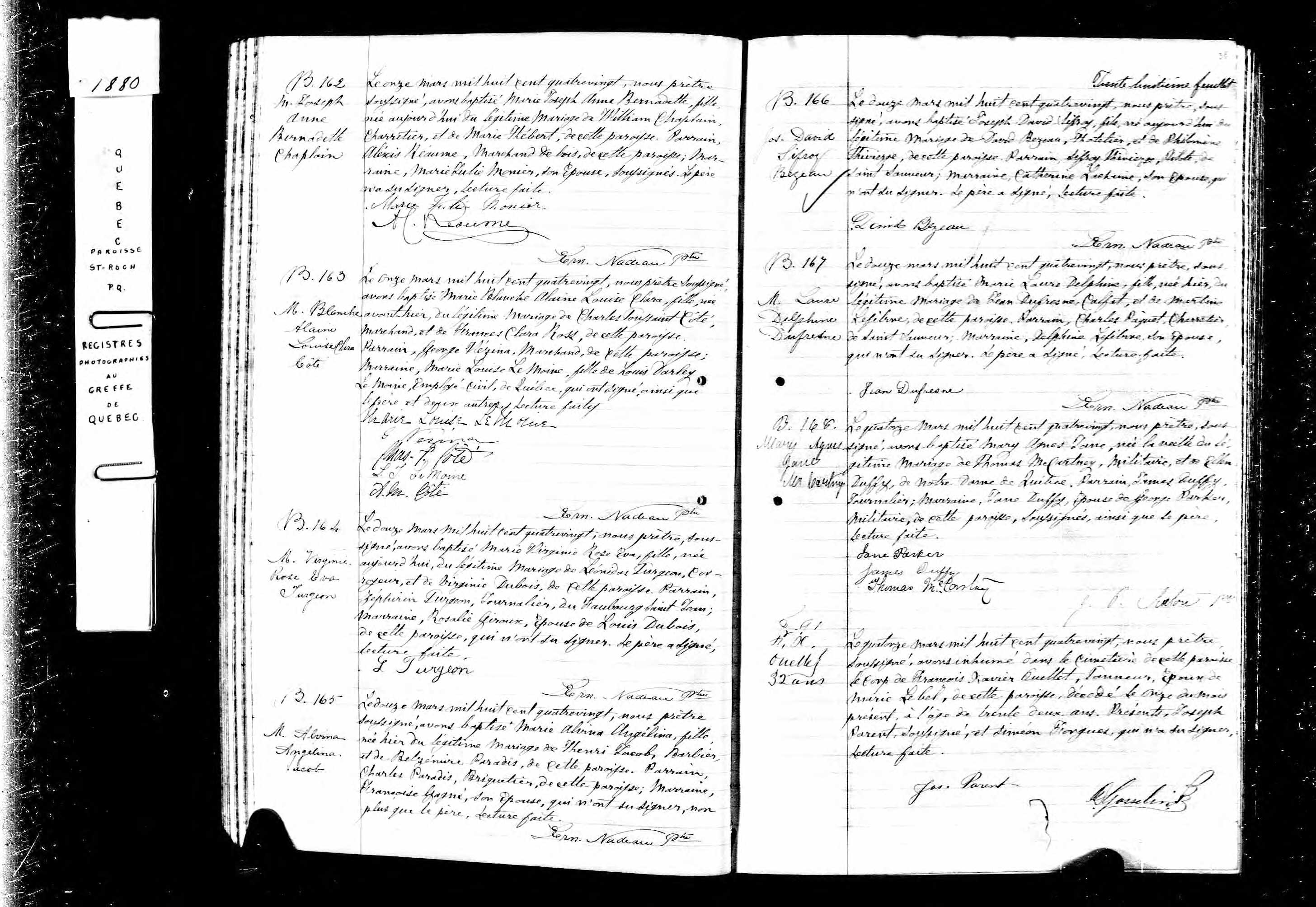 Acte de sépulture
