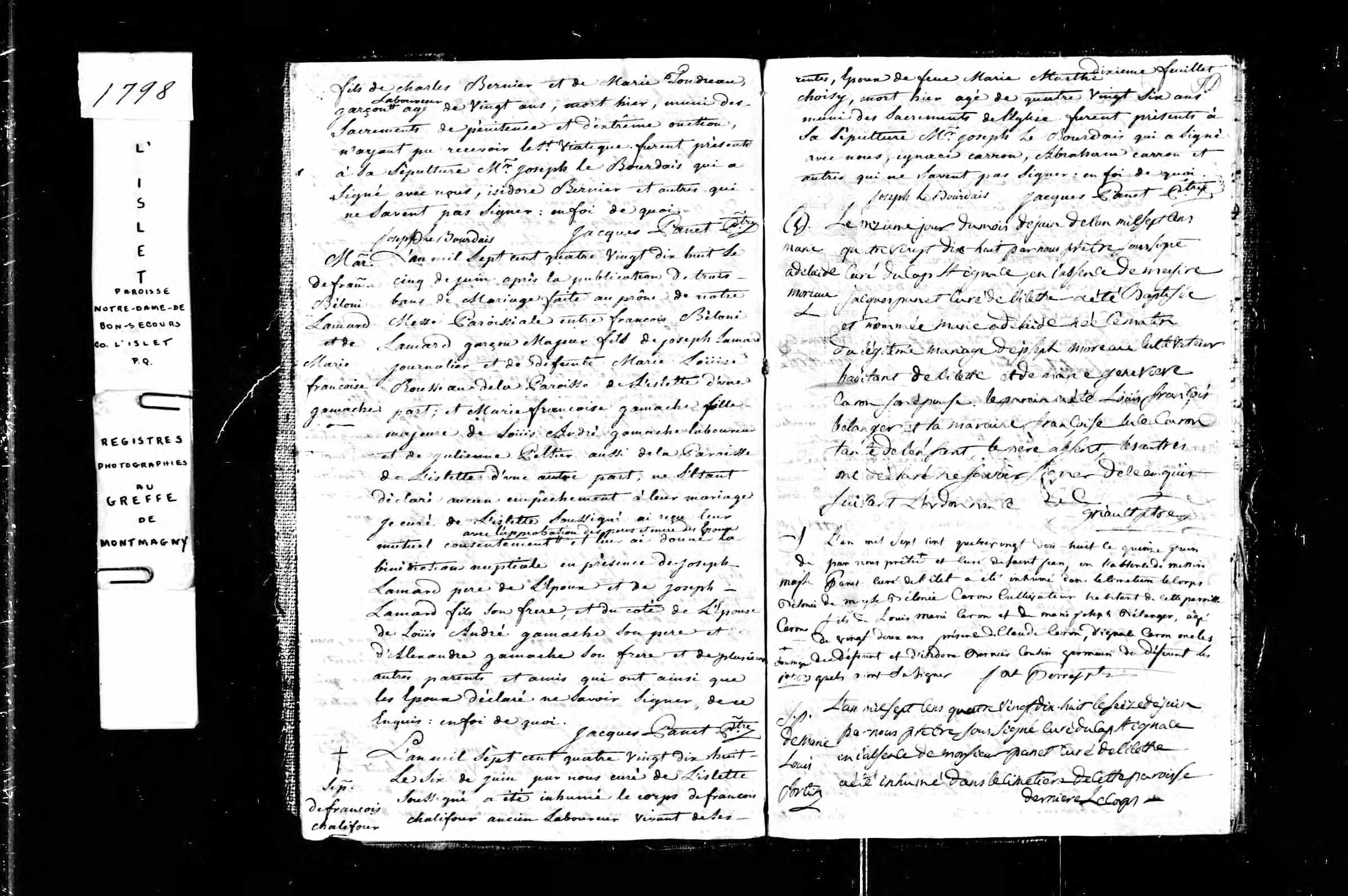 Acte de sépulture