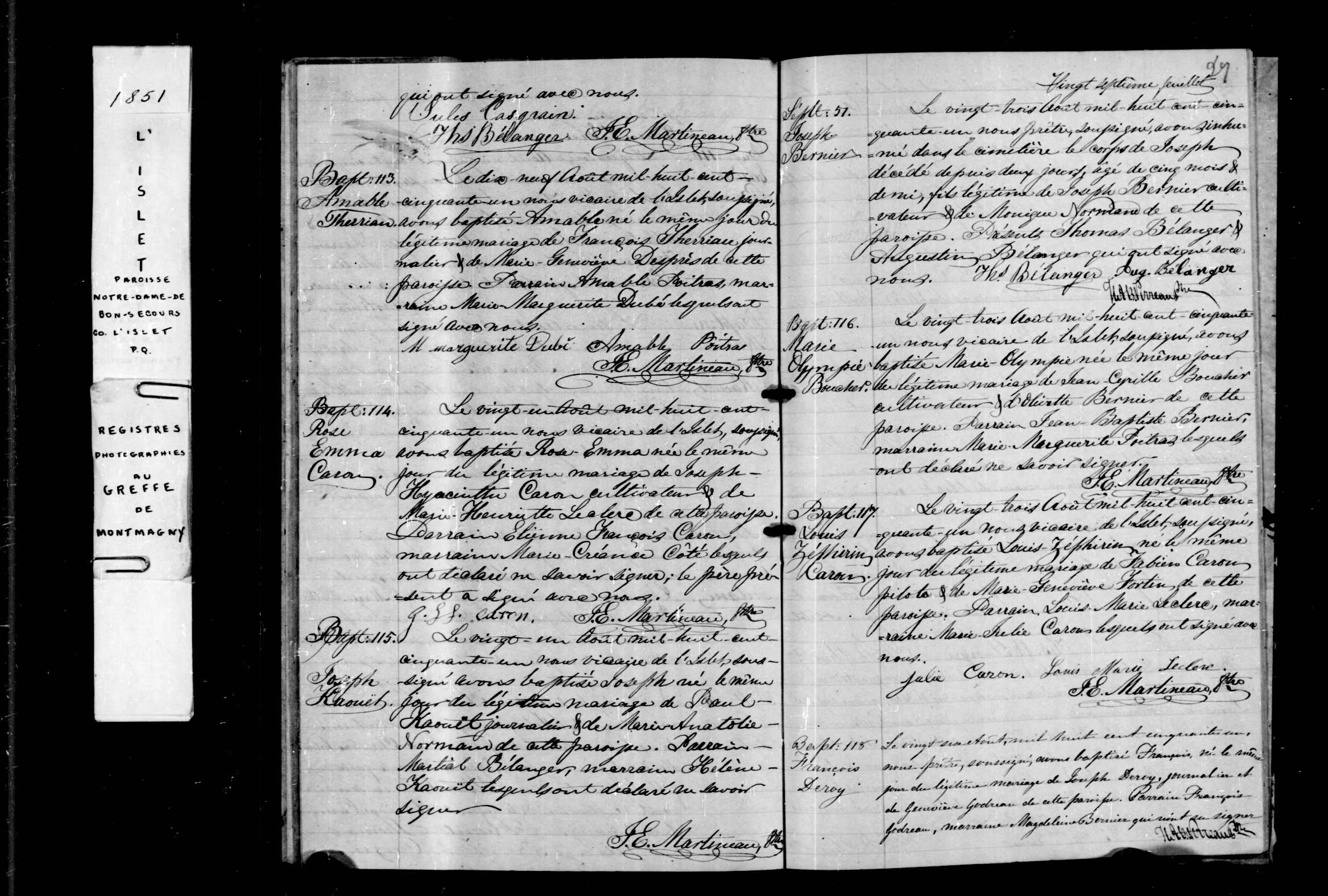 Acte de baptême