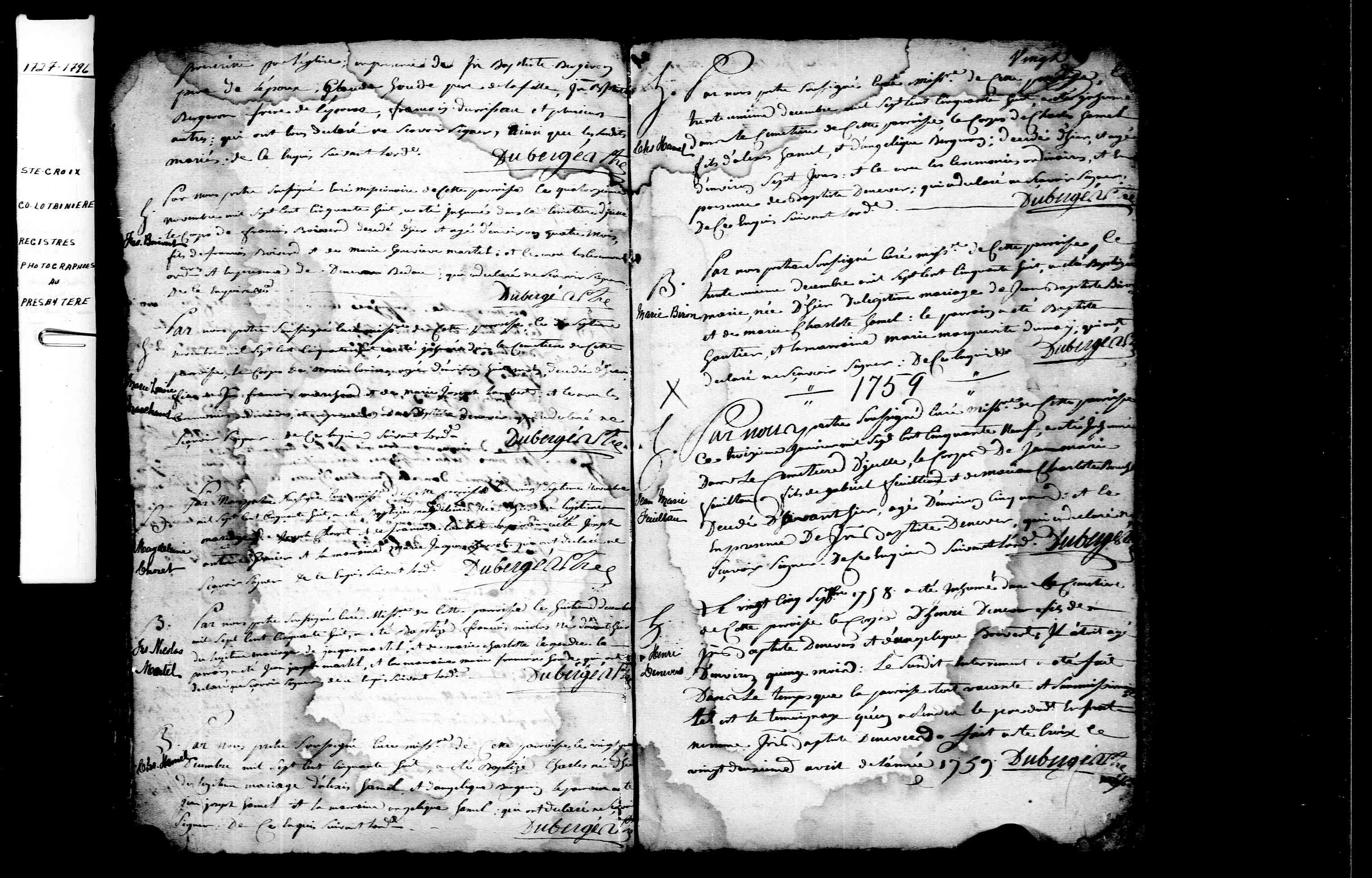 Acte de baptême Acte de baptême