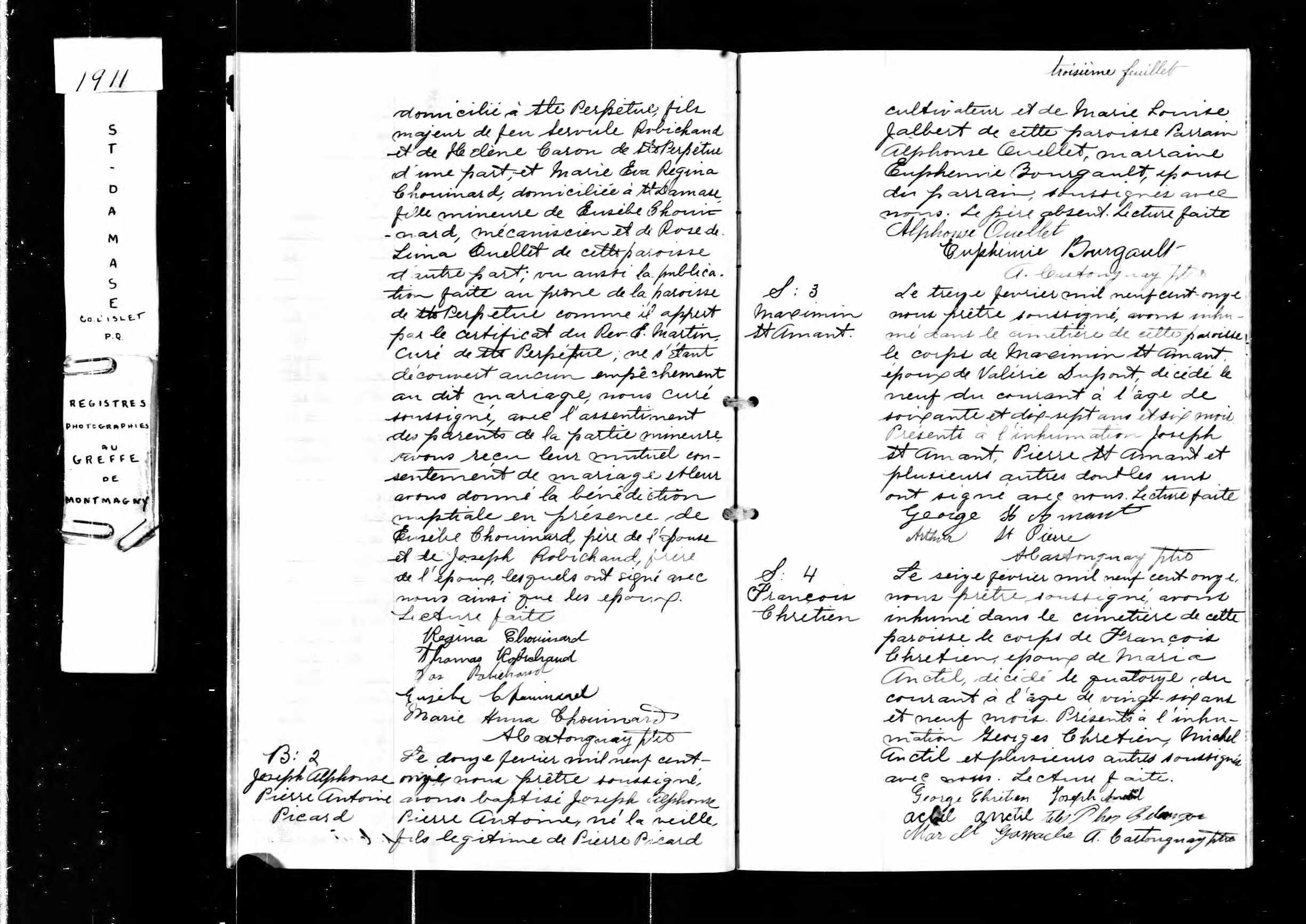 Acte de sépulture