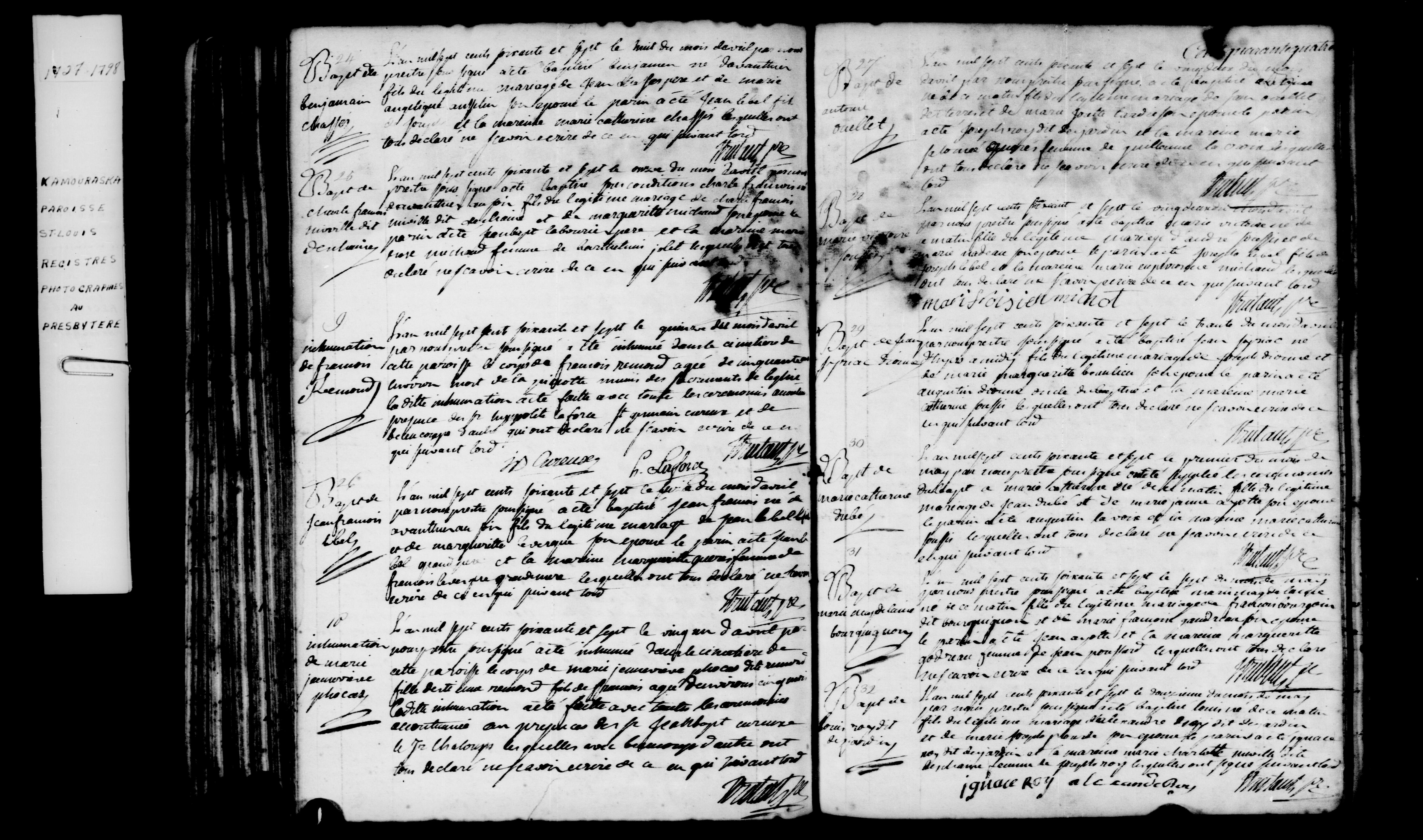 Acte de sépulture