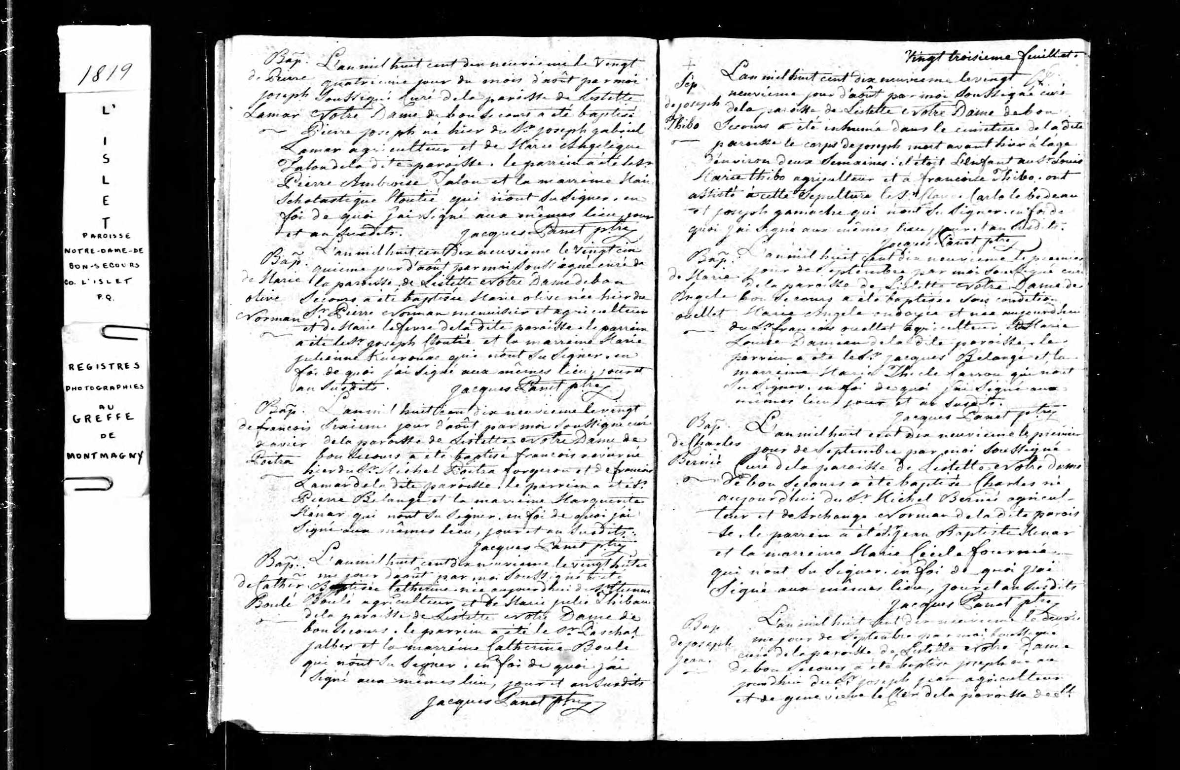 Acte de baptême