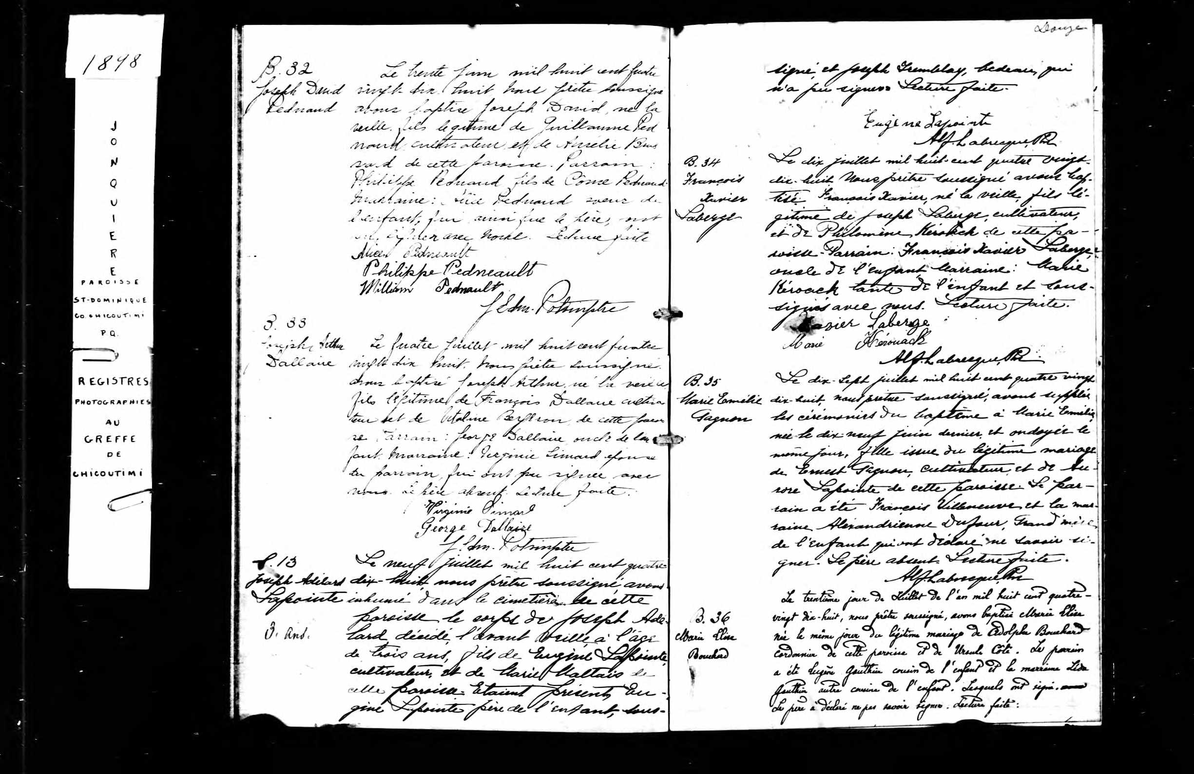 Acte de baptême