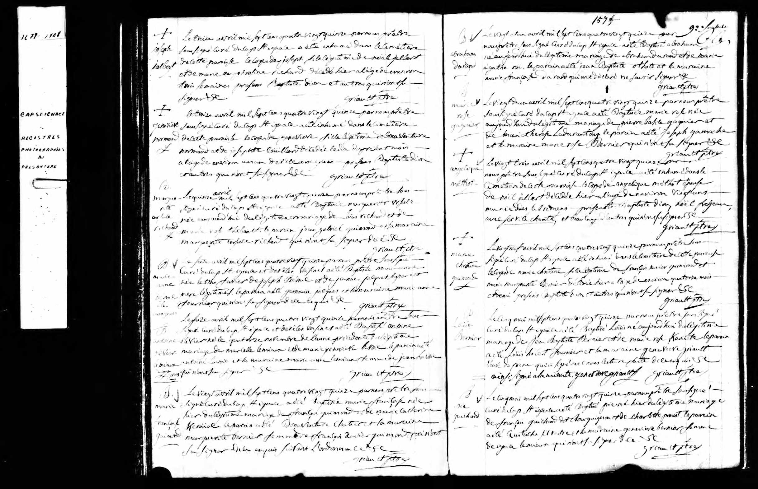 Acte de baptême