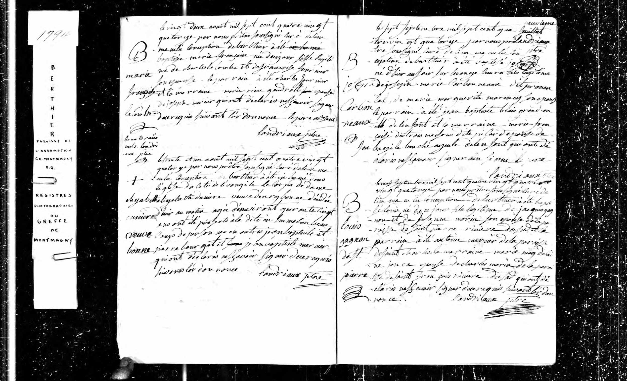 Acte de baptême
