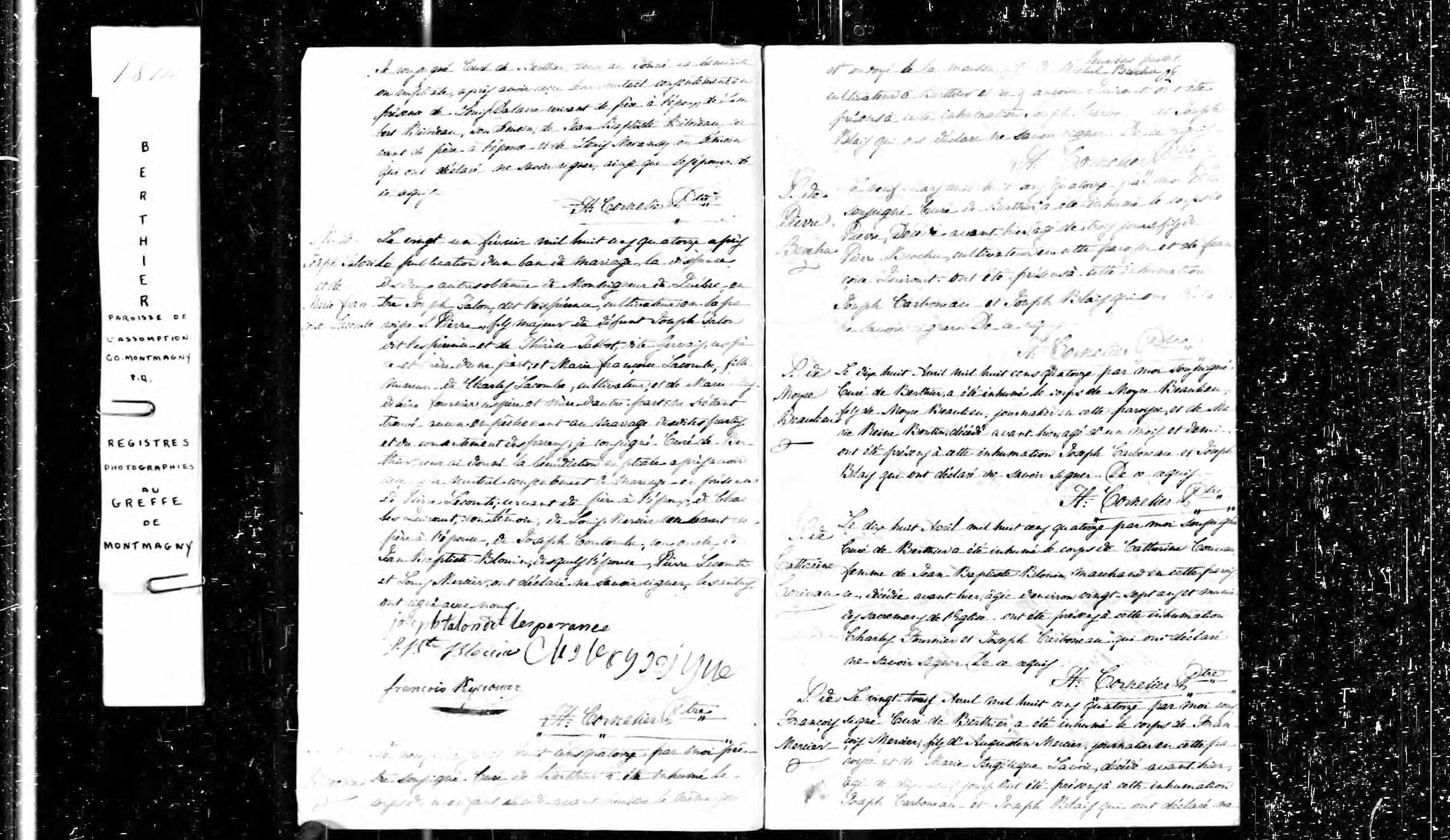 Acte de mariage en premières noces