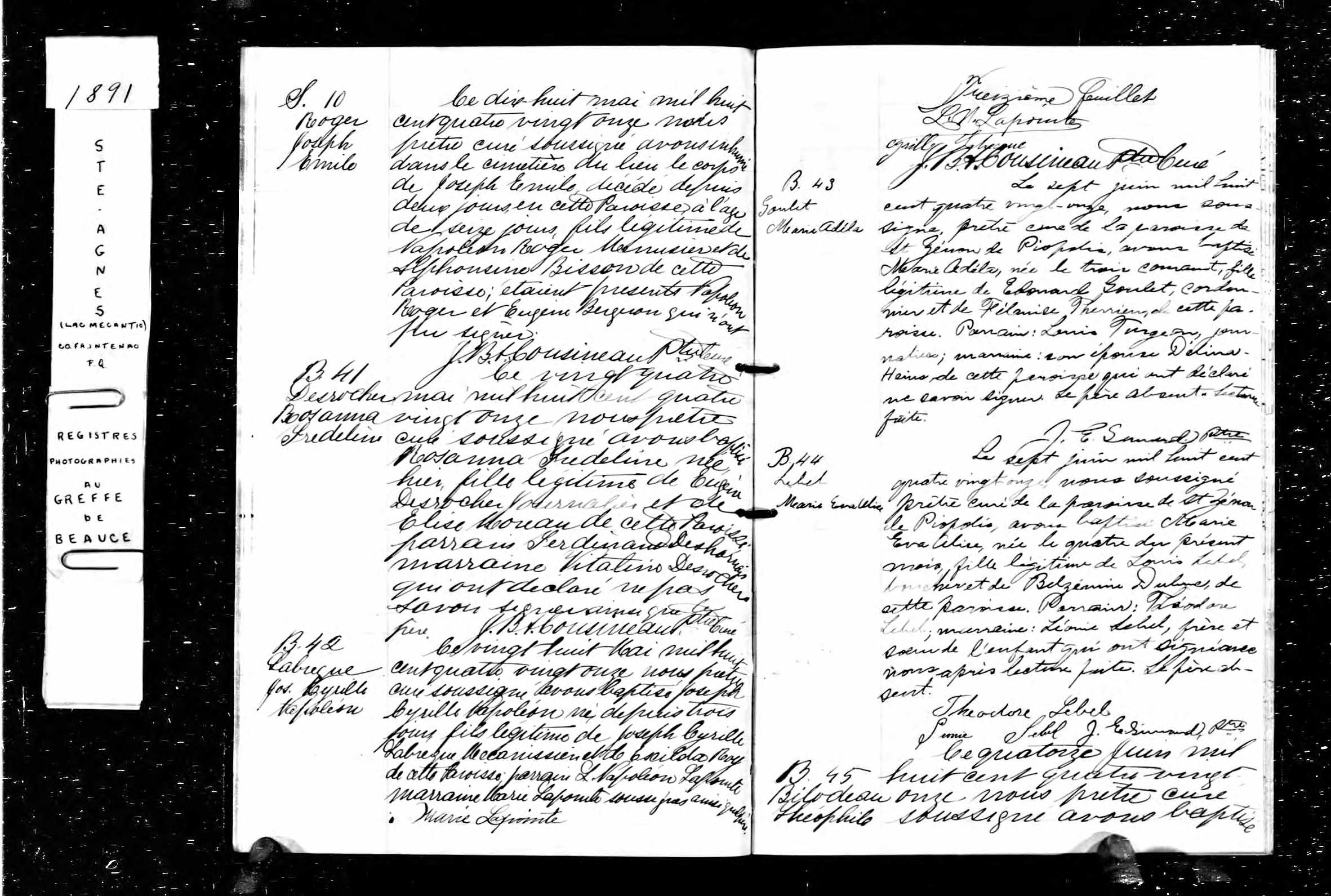 Acte de baptême