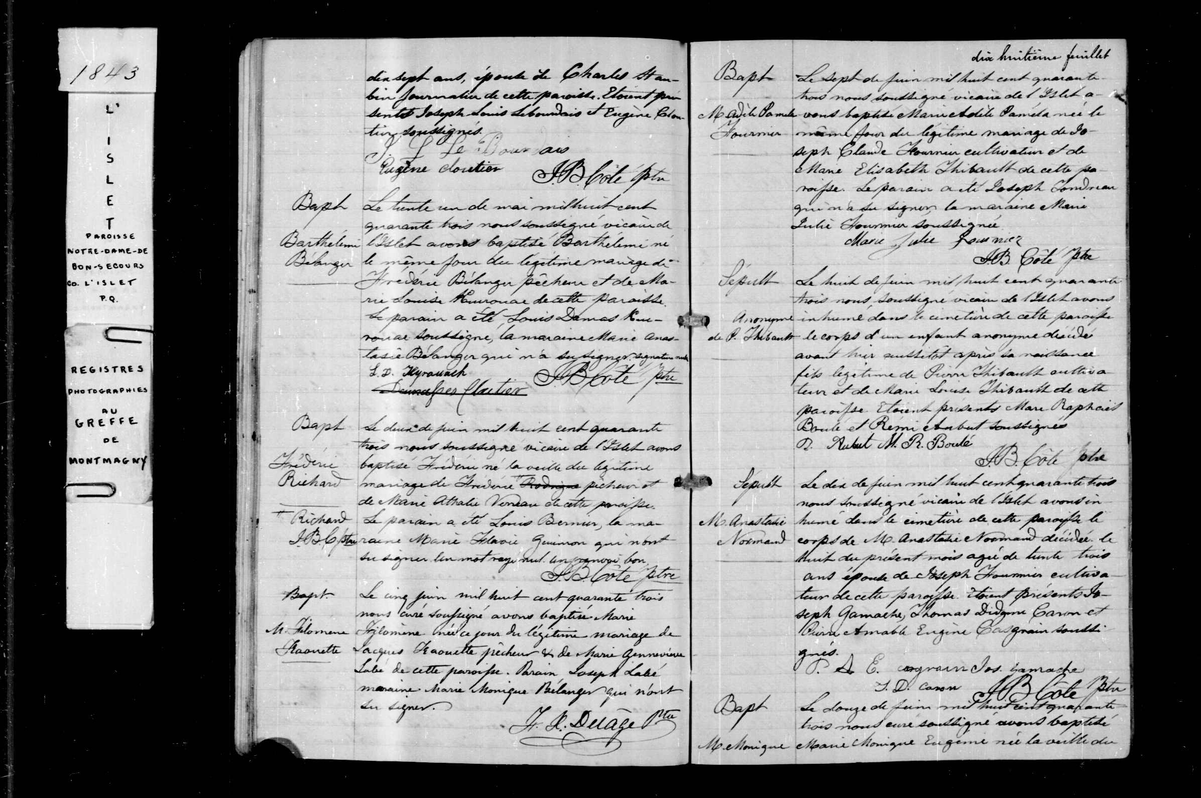 Acte de baptême